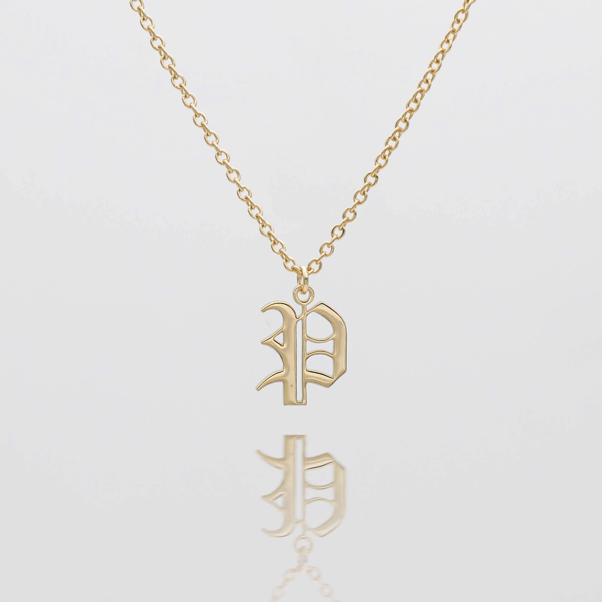 Old English Initial Necklace - Image 30