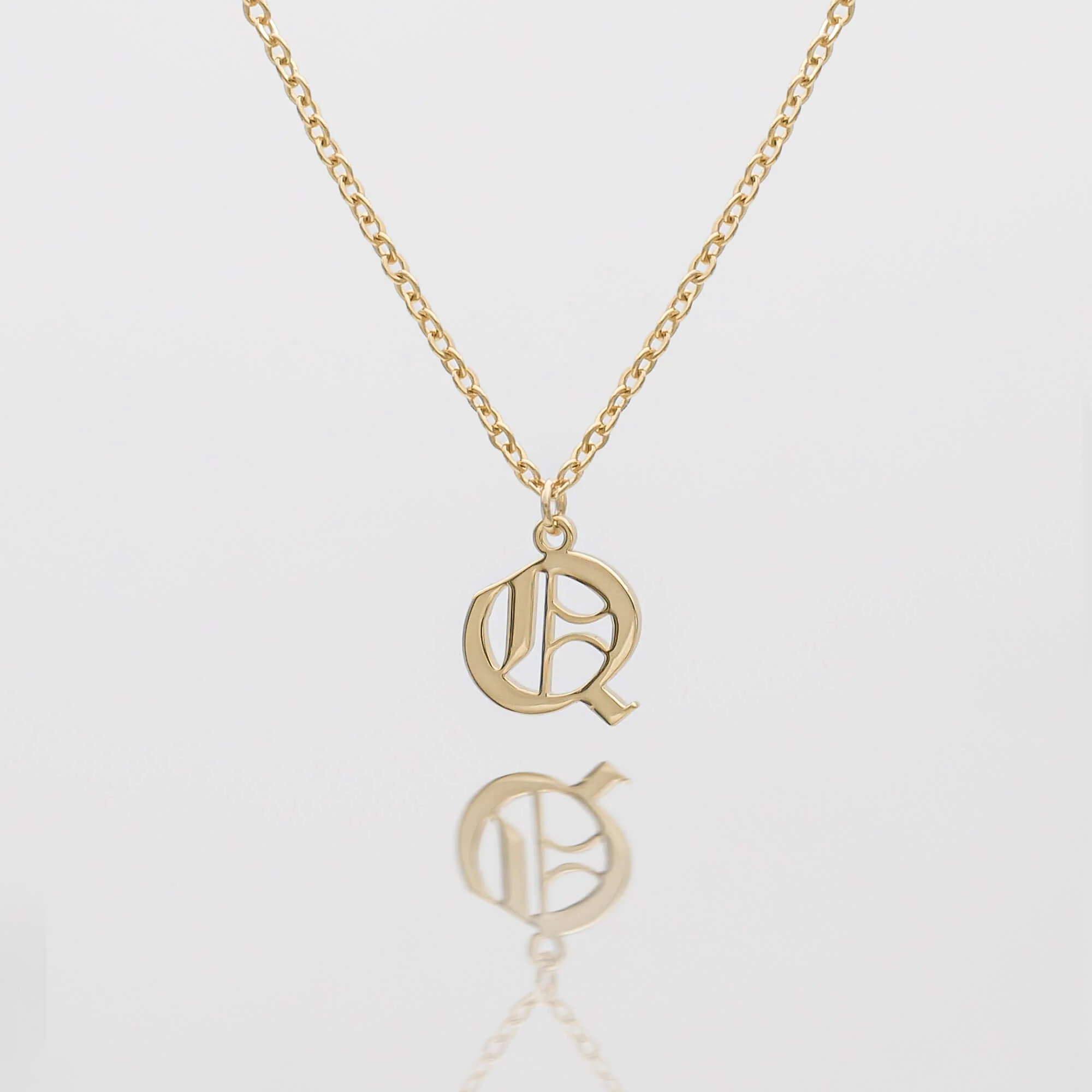 Old English Initial Necklace - Image 32