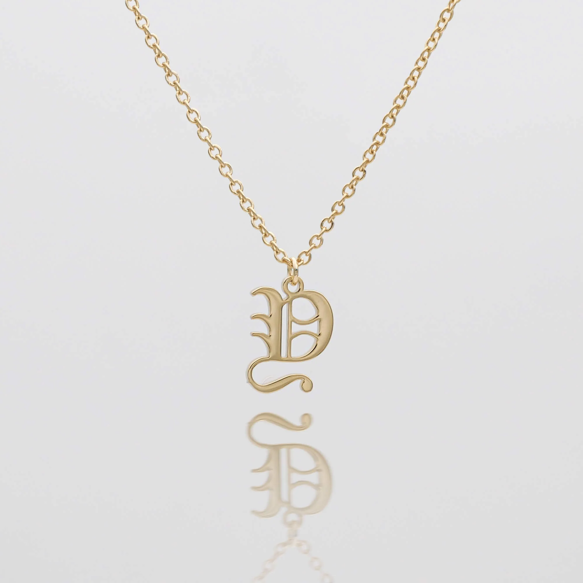 Old English Initial Necklace - Image 47