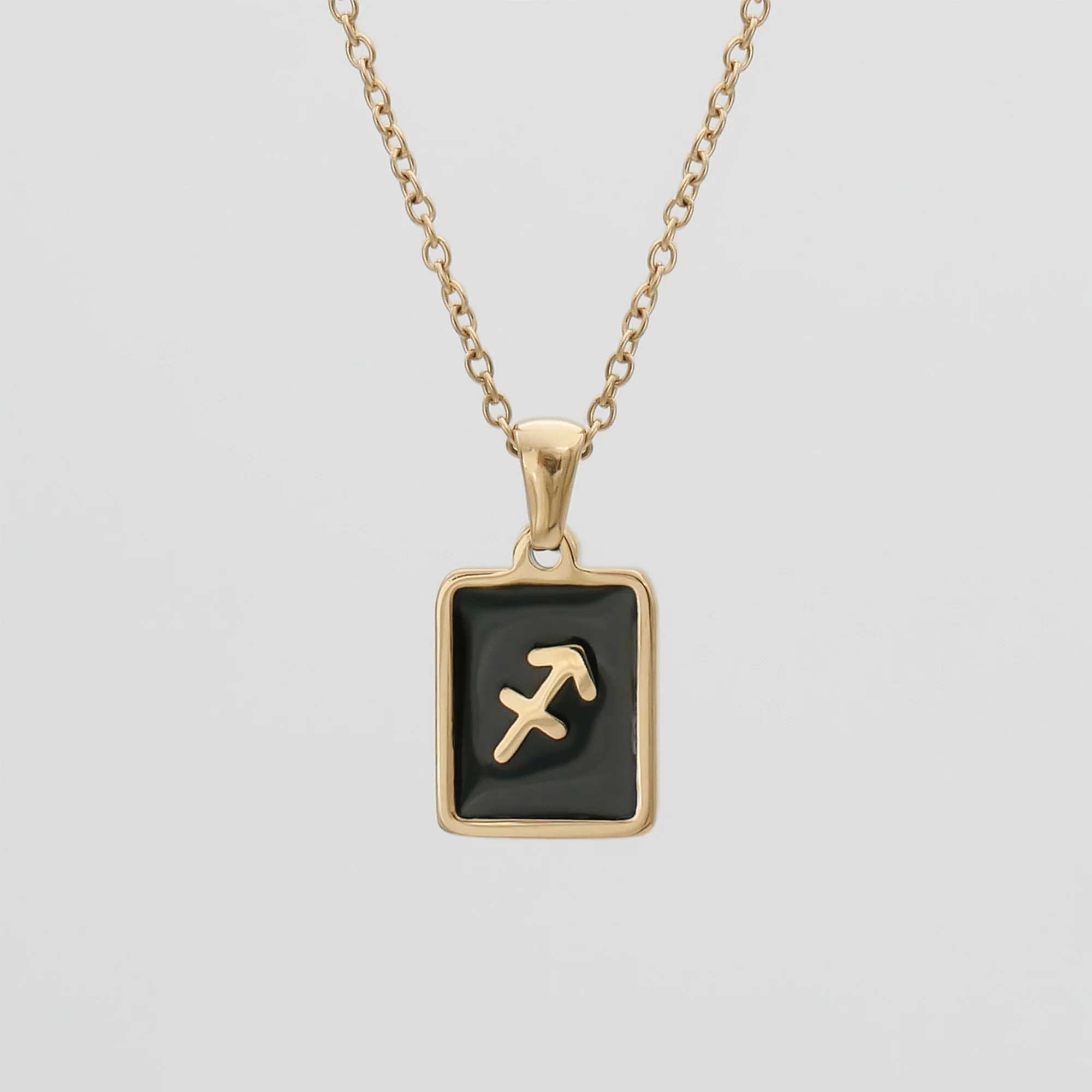 Onyx Zodiac Symbol Necklace - Image 10