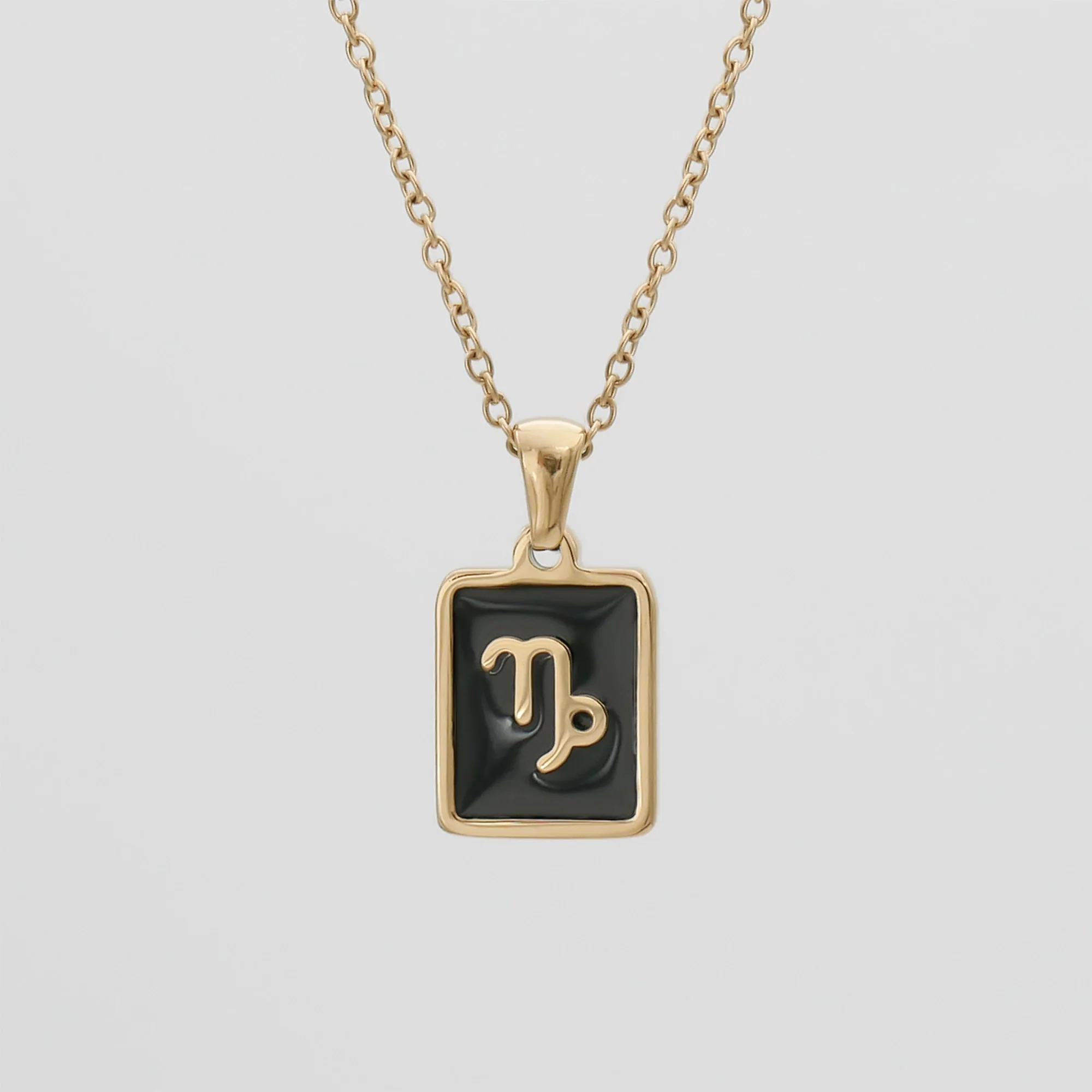 Onyx Zodiac Symbol Necklace - Image 11