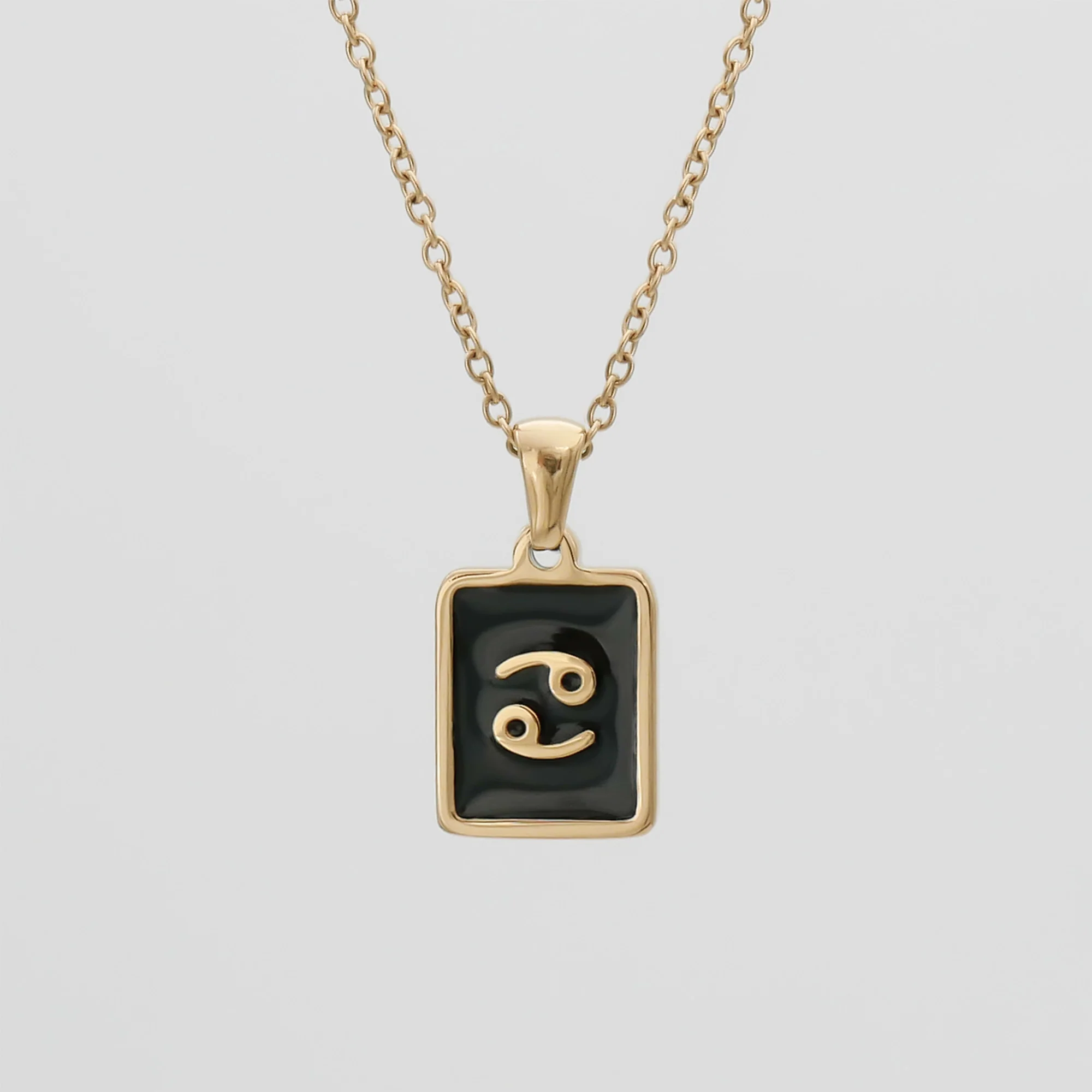 Onyx Zodiac Symbol Necklace - Image 5