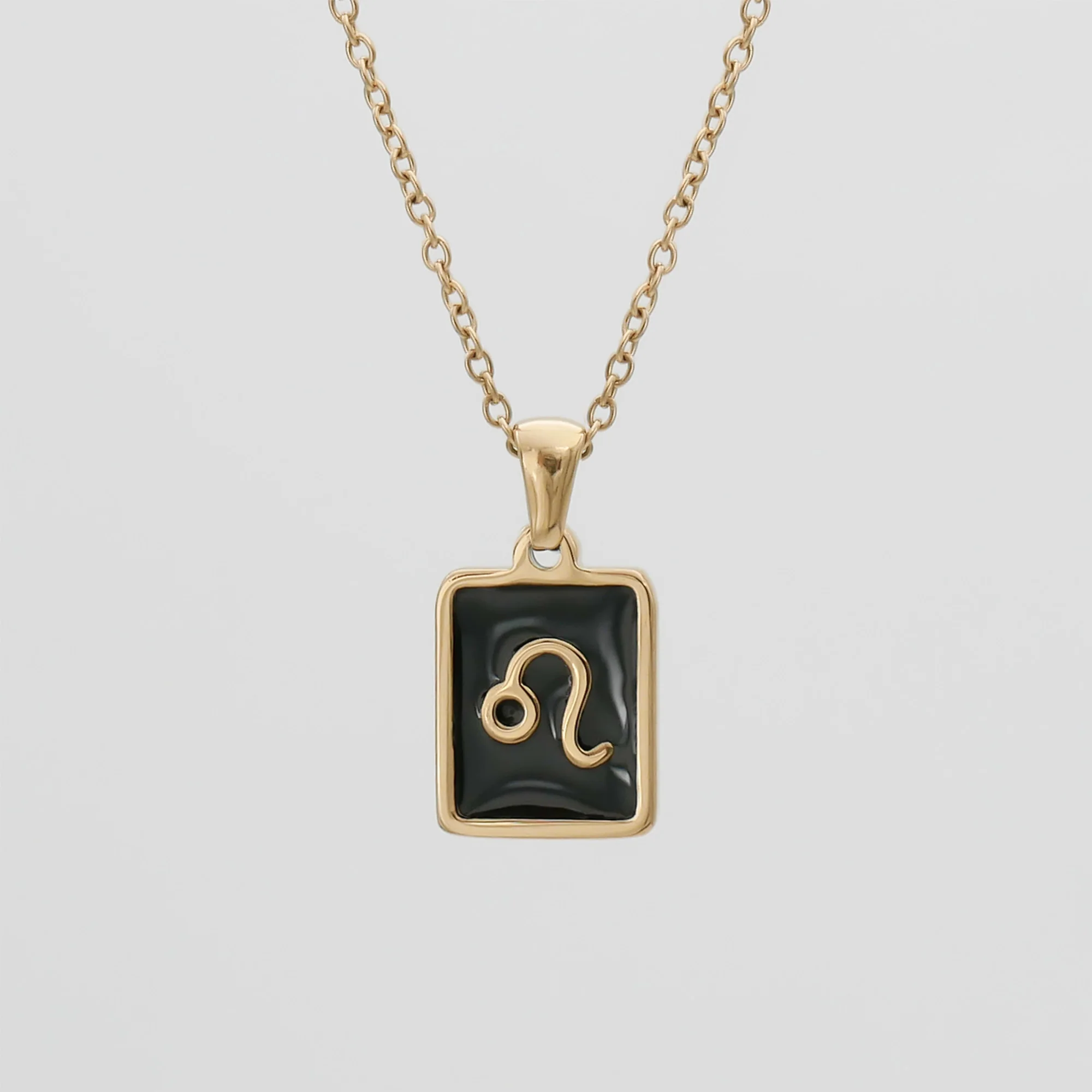 Onyx Zodiac Symbol Necklace - Image 6