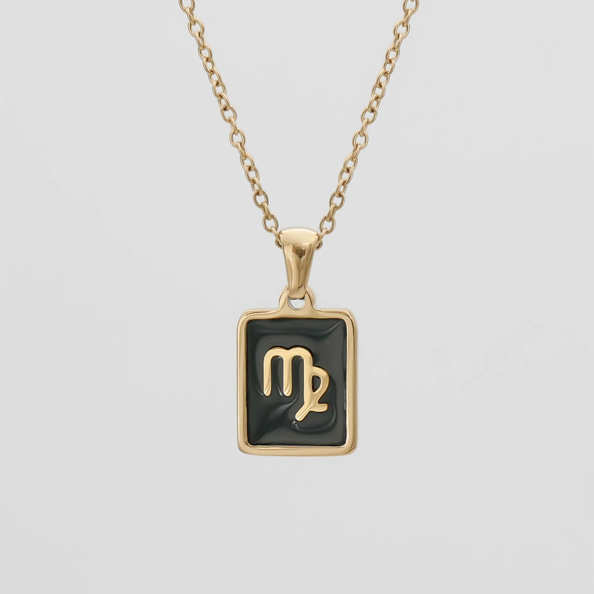 Onyx Zodiac Symbol Necklace - Image 7