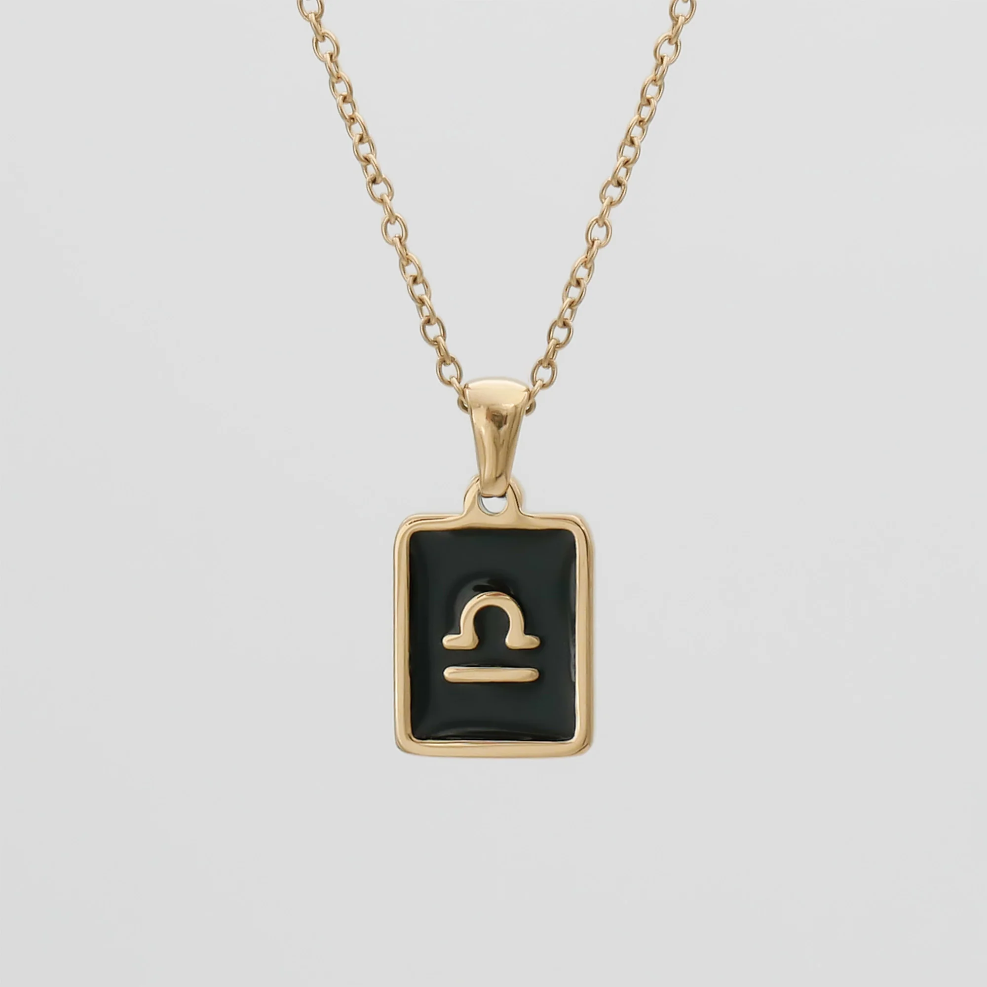 Onyx Zodiac Symbol Necklace - Image 8