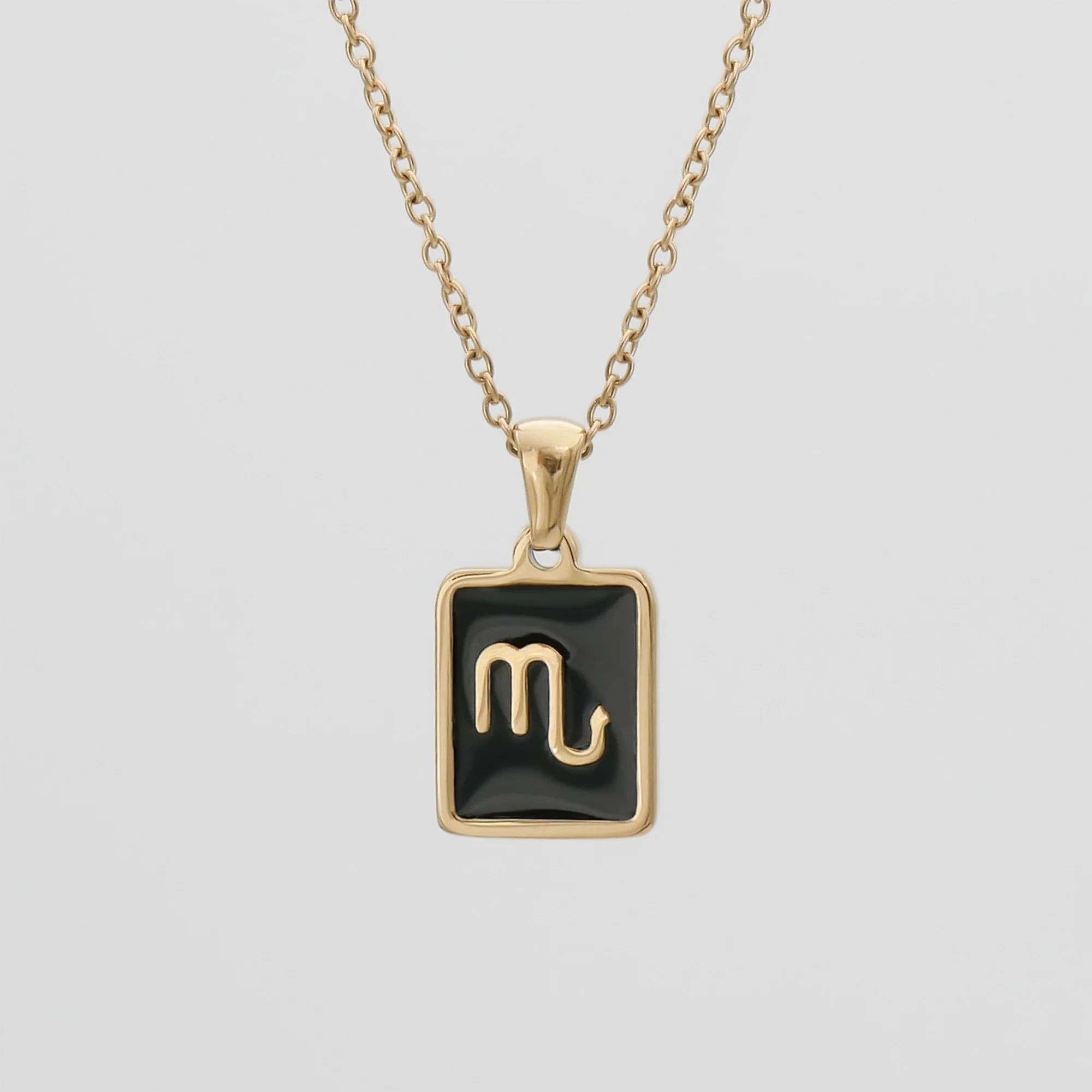 Onyx Zodiac Symbol Necklace - Image 9
