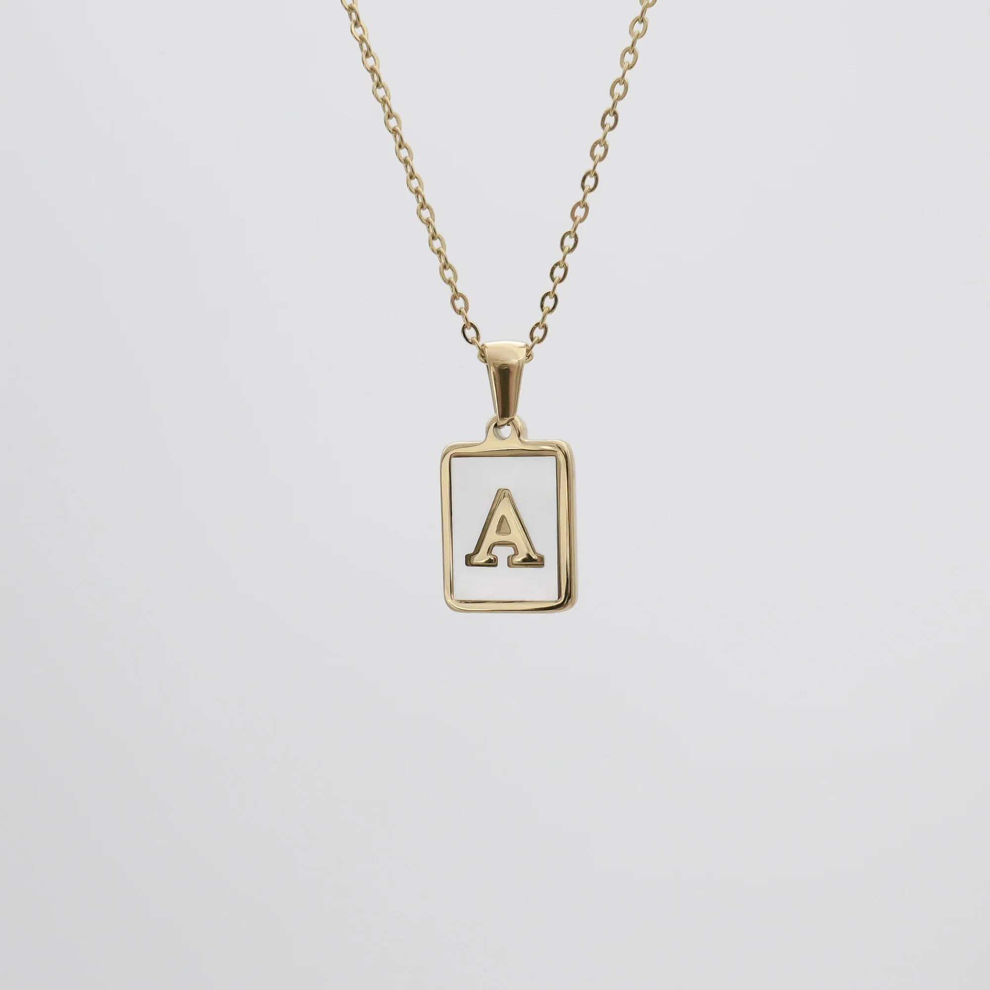 Opal Initial necklace - Image 3