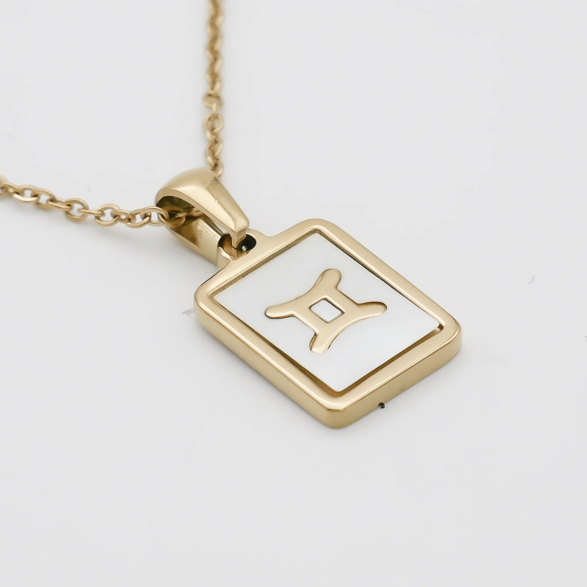 Opal Zodiac Symbol Necklace - Image 8