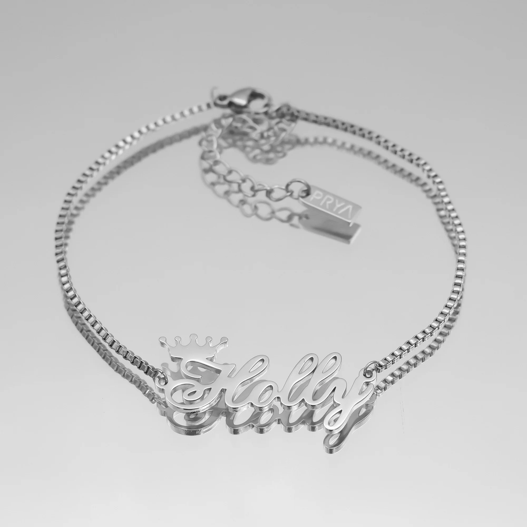 Paris Personalised Name Anklet - Image 7