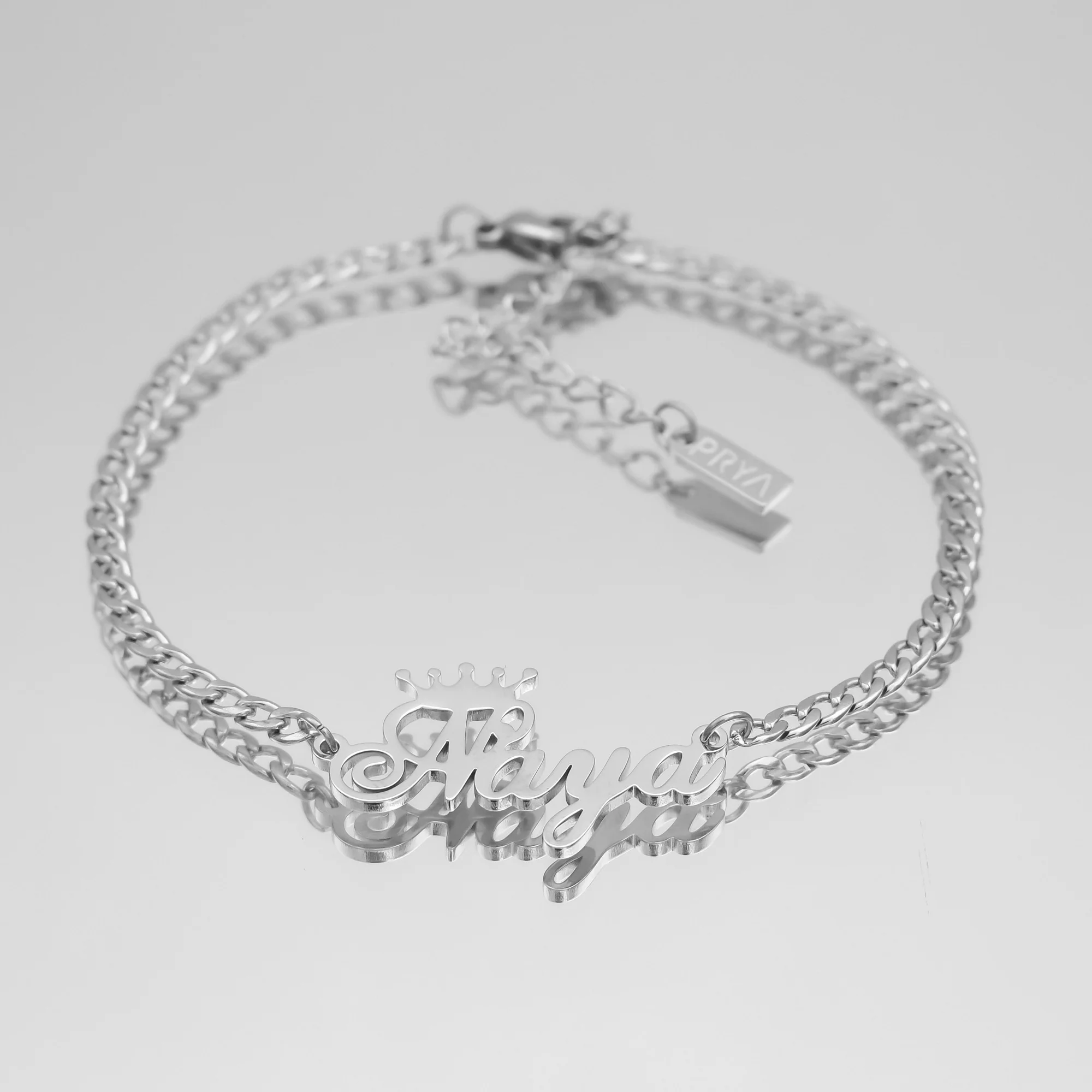 Paris Personalised Name Anklet - Image 8