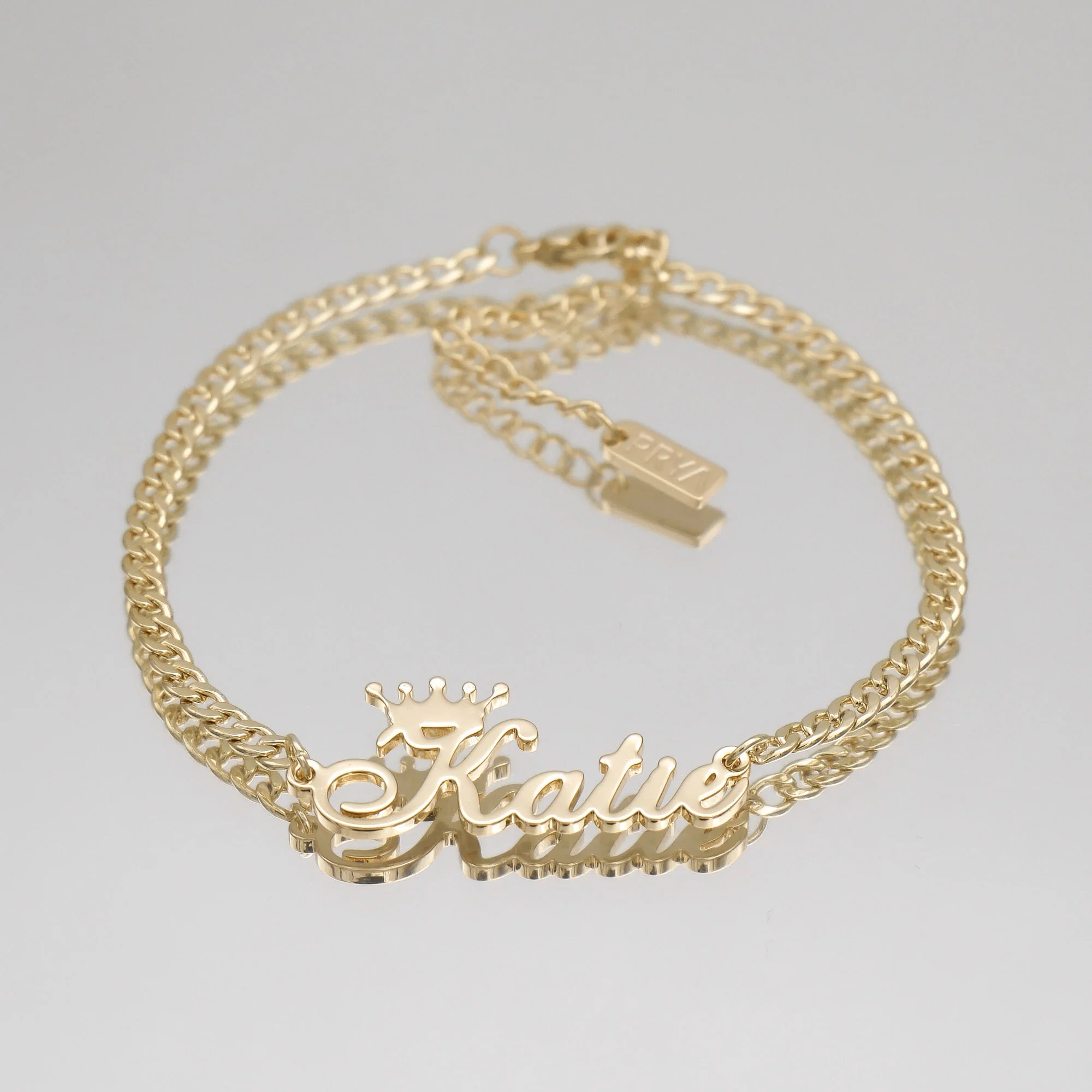 Paris Personalised Name Anklet - Image 9