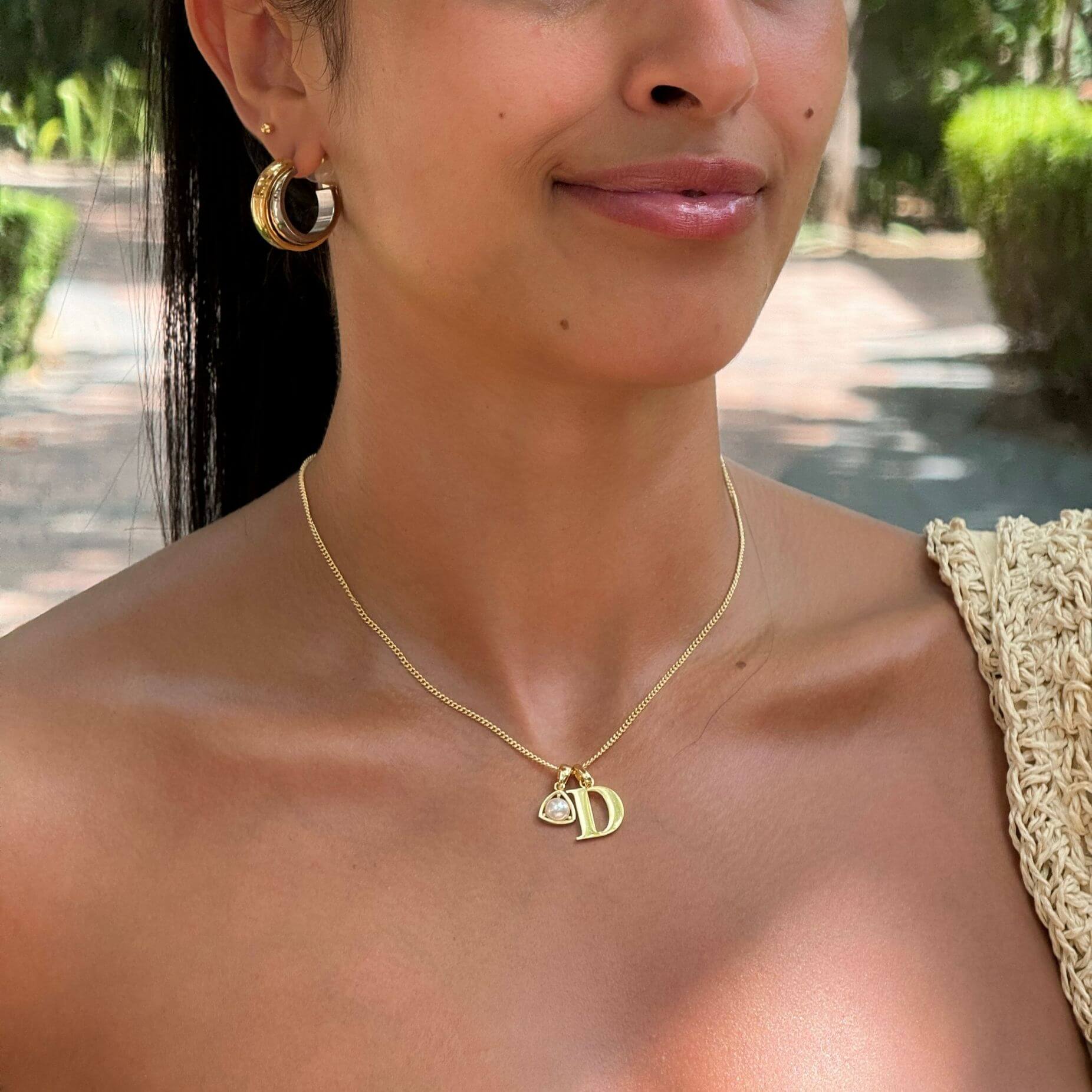 Kayla Initial & Birthstone Necklace - Image 5
