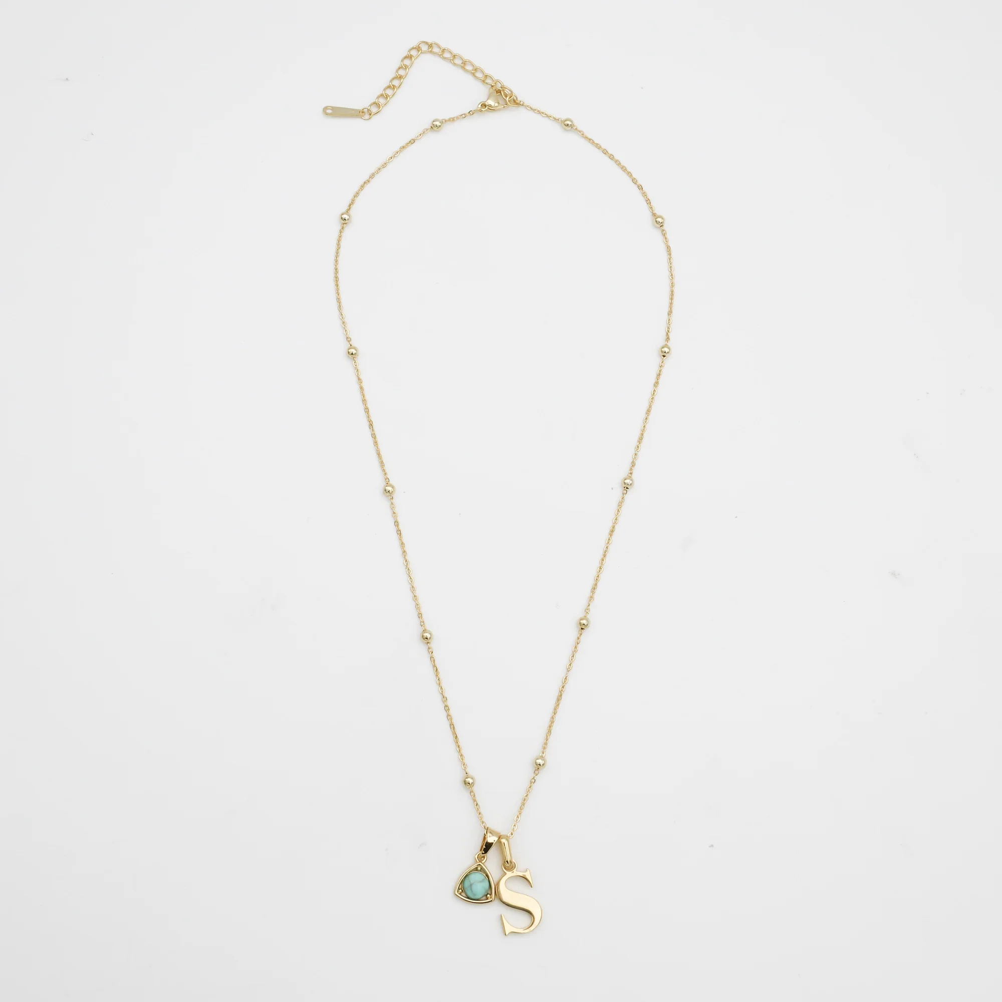 Kayla Initial & Birthstone Necklace - Image 6