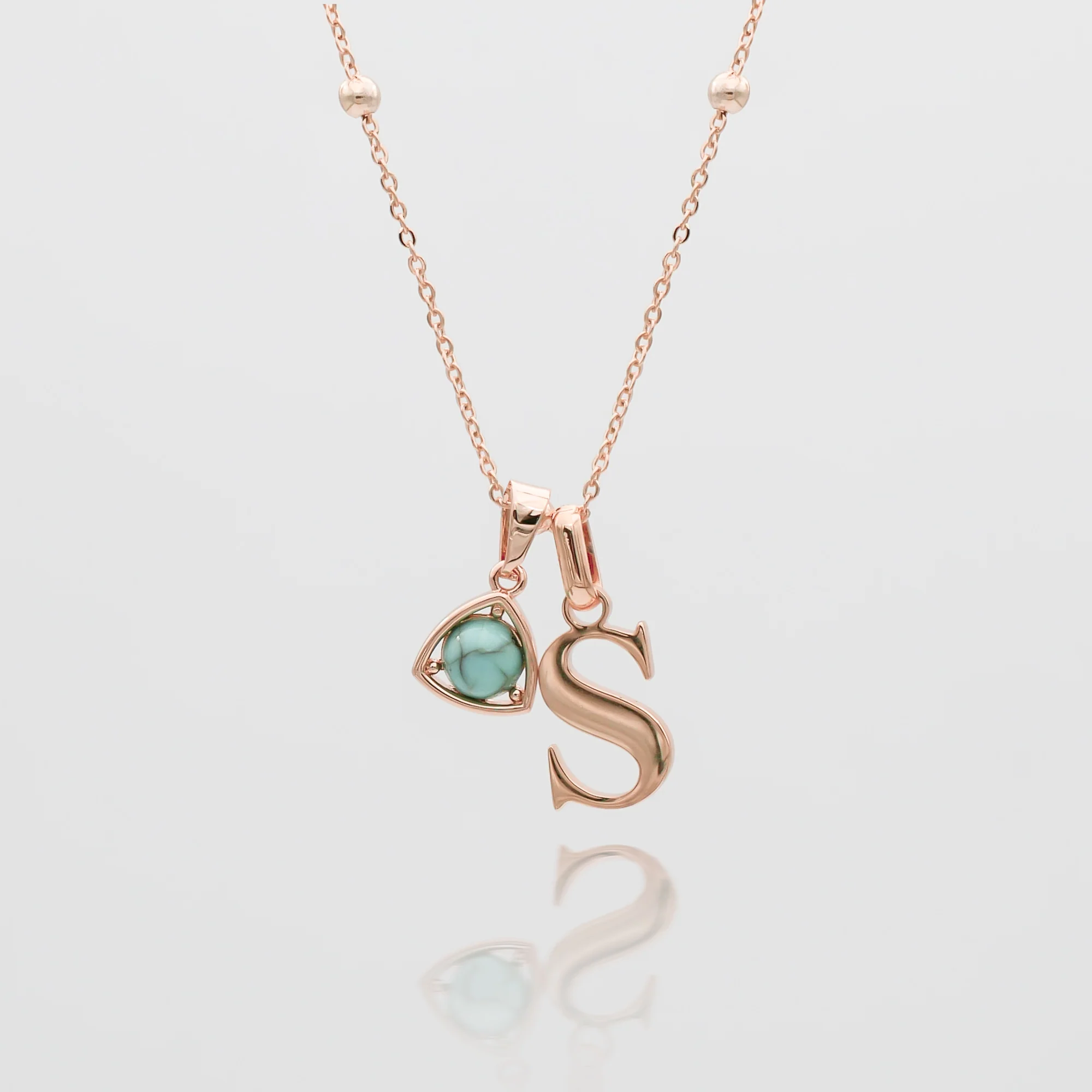 Kayla Initial & Birthstone Necklace - Image 8