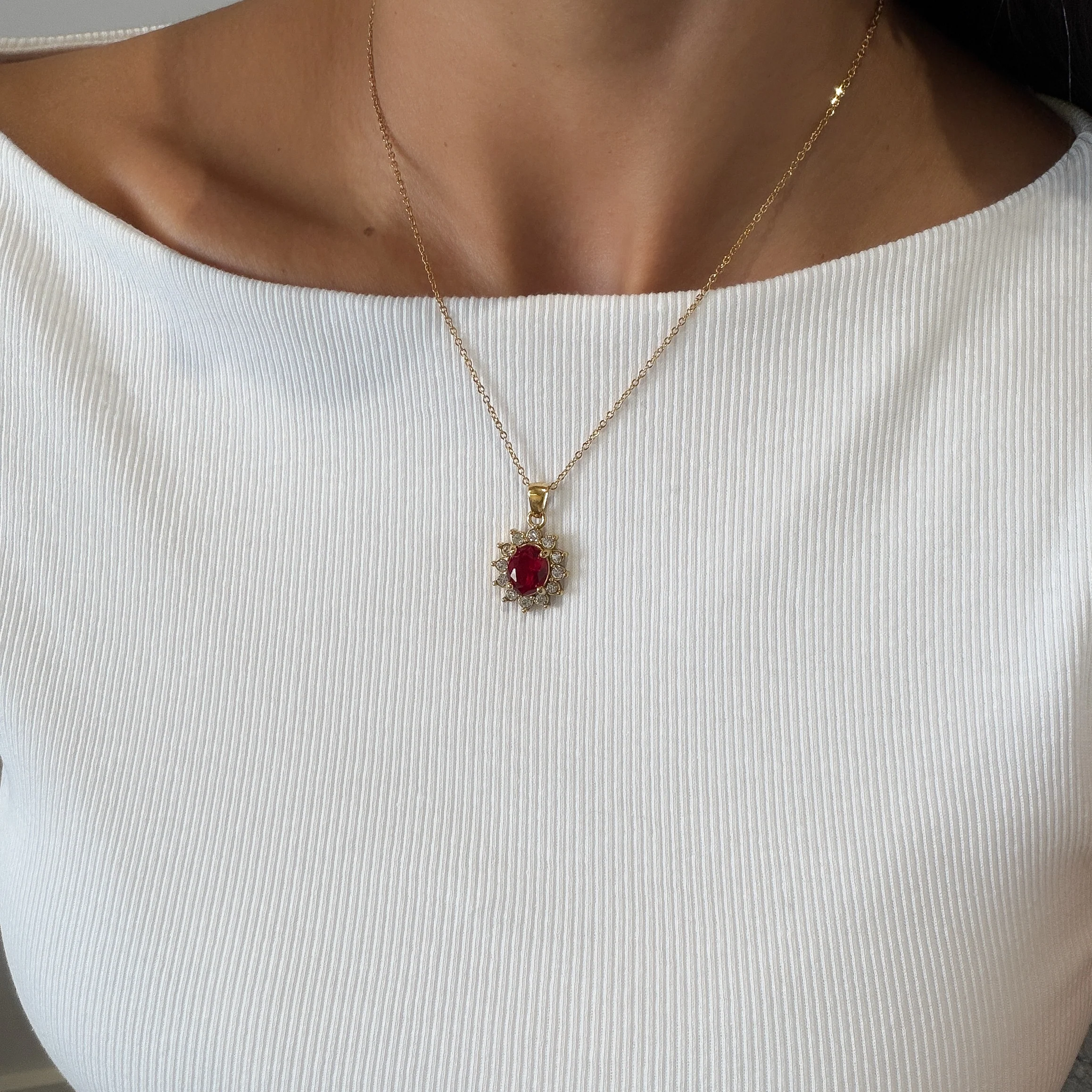 Phoebe Gemstone Necklace - Image 9