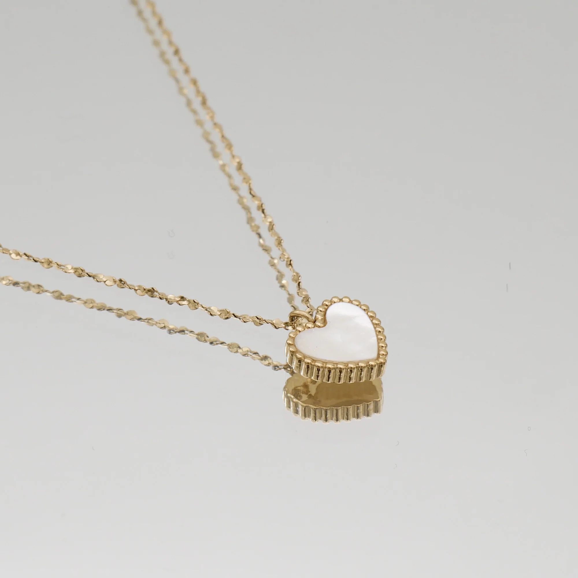 Reign Opal Heart Necklace - Image 2