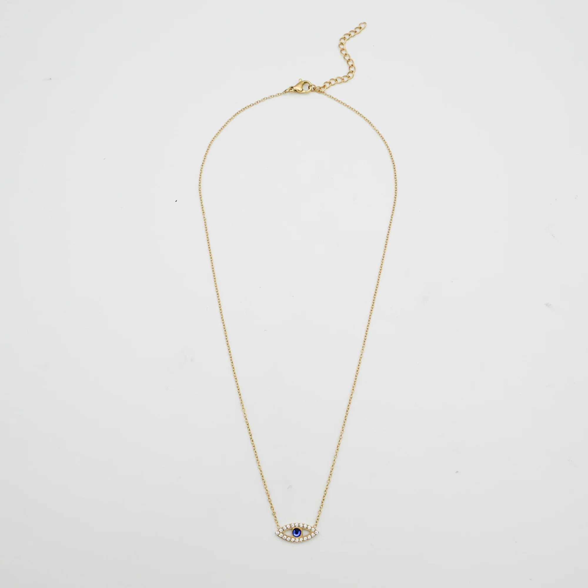 Rhea CZ Eye Necklace - Image 7