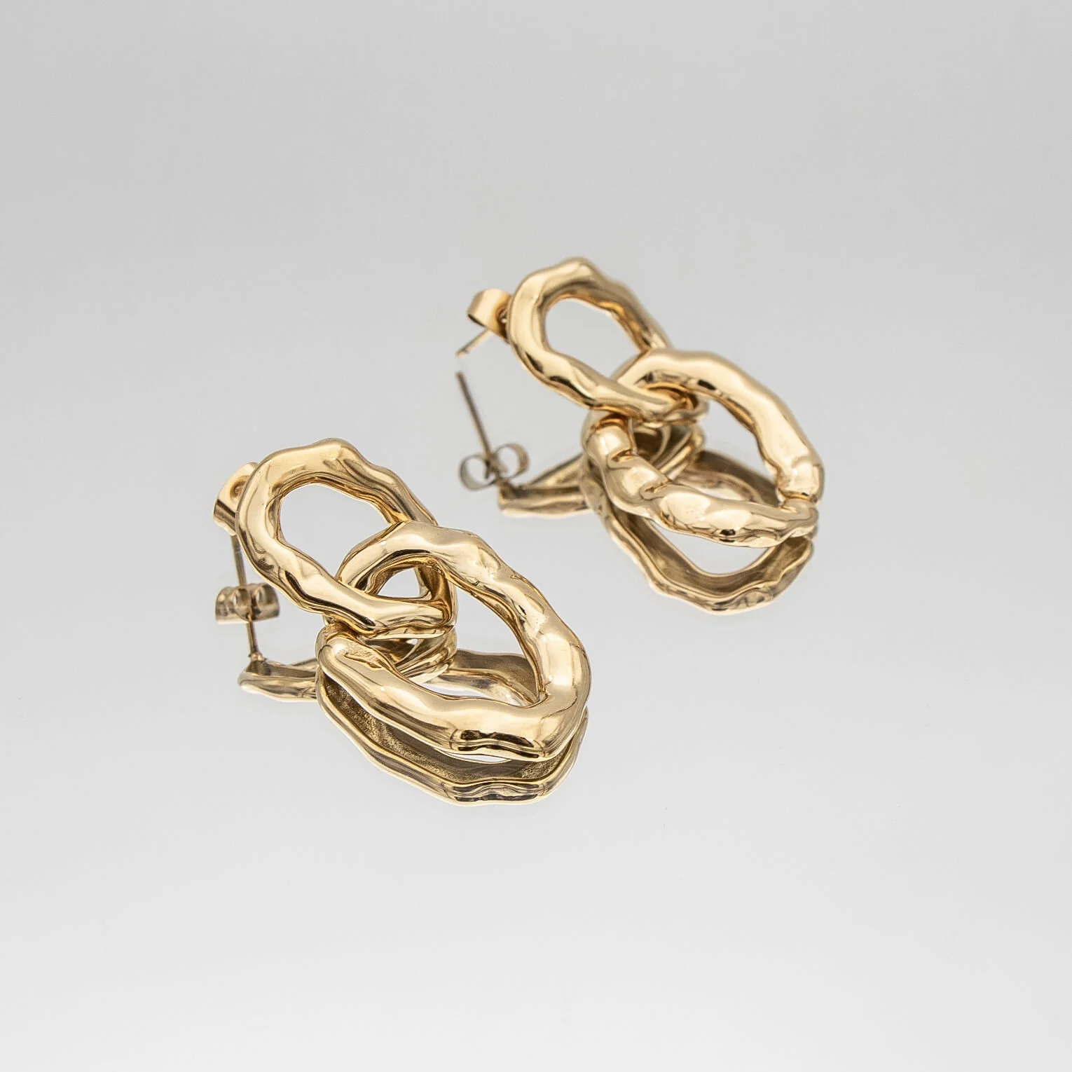 Ria Link Drop Earrings - Image 3