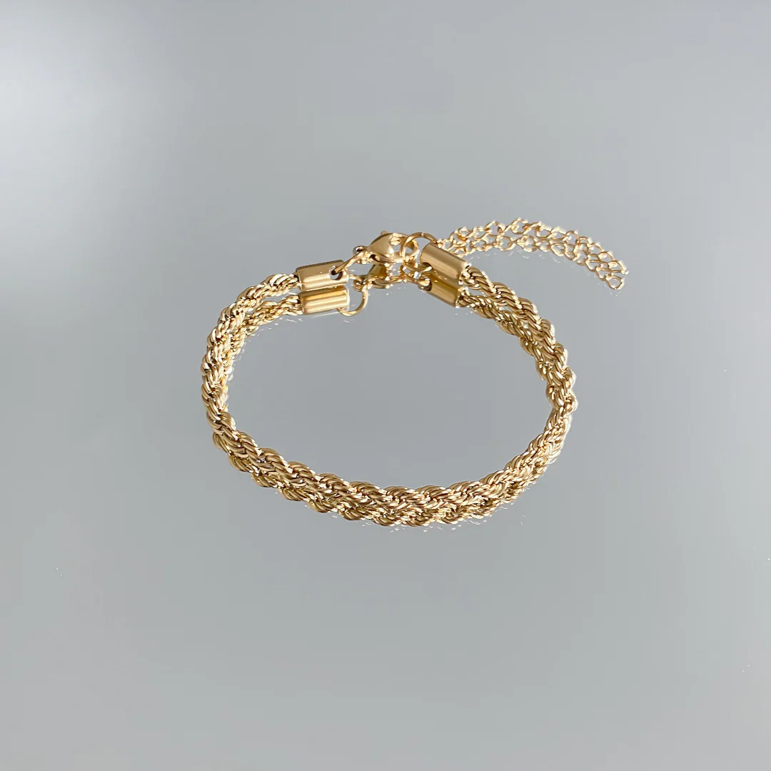 Rope Chain Anklet | Gold - Image 4