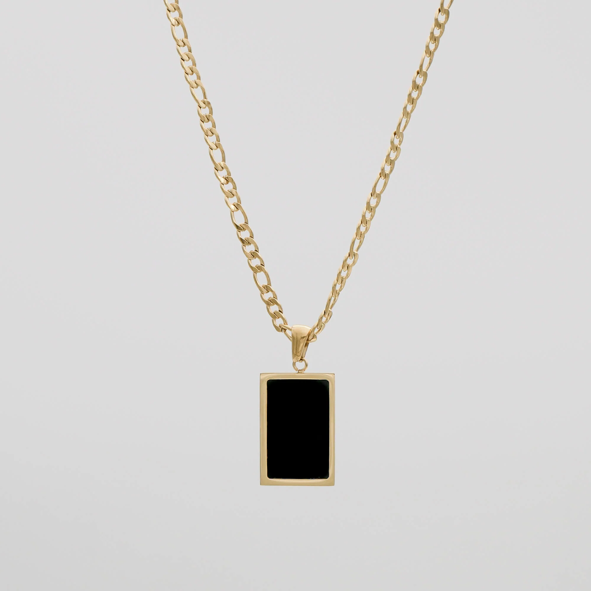 Saraya Onyx Tablet Necklace - Image 11