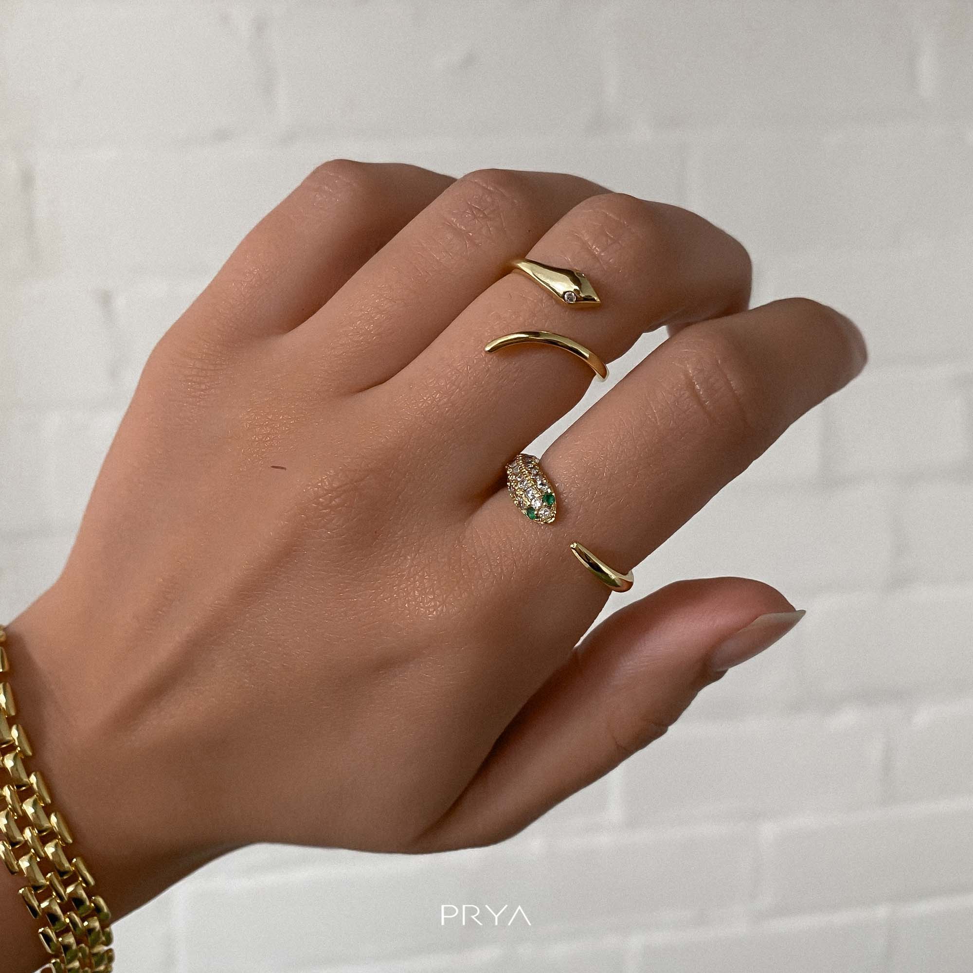 Savannah Adjustable Snake Ring - Image 4
