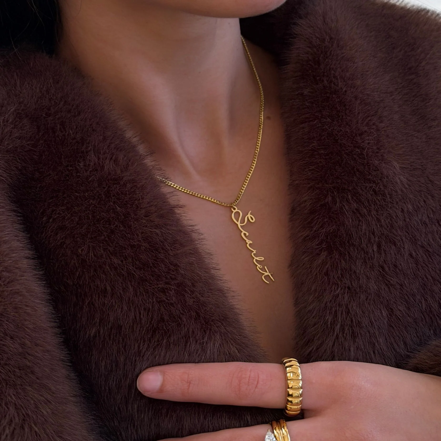 Selina Custom Name Necklace - Image 5