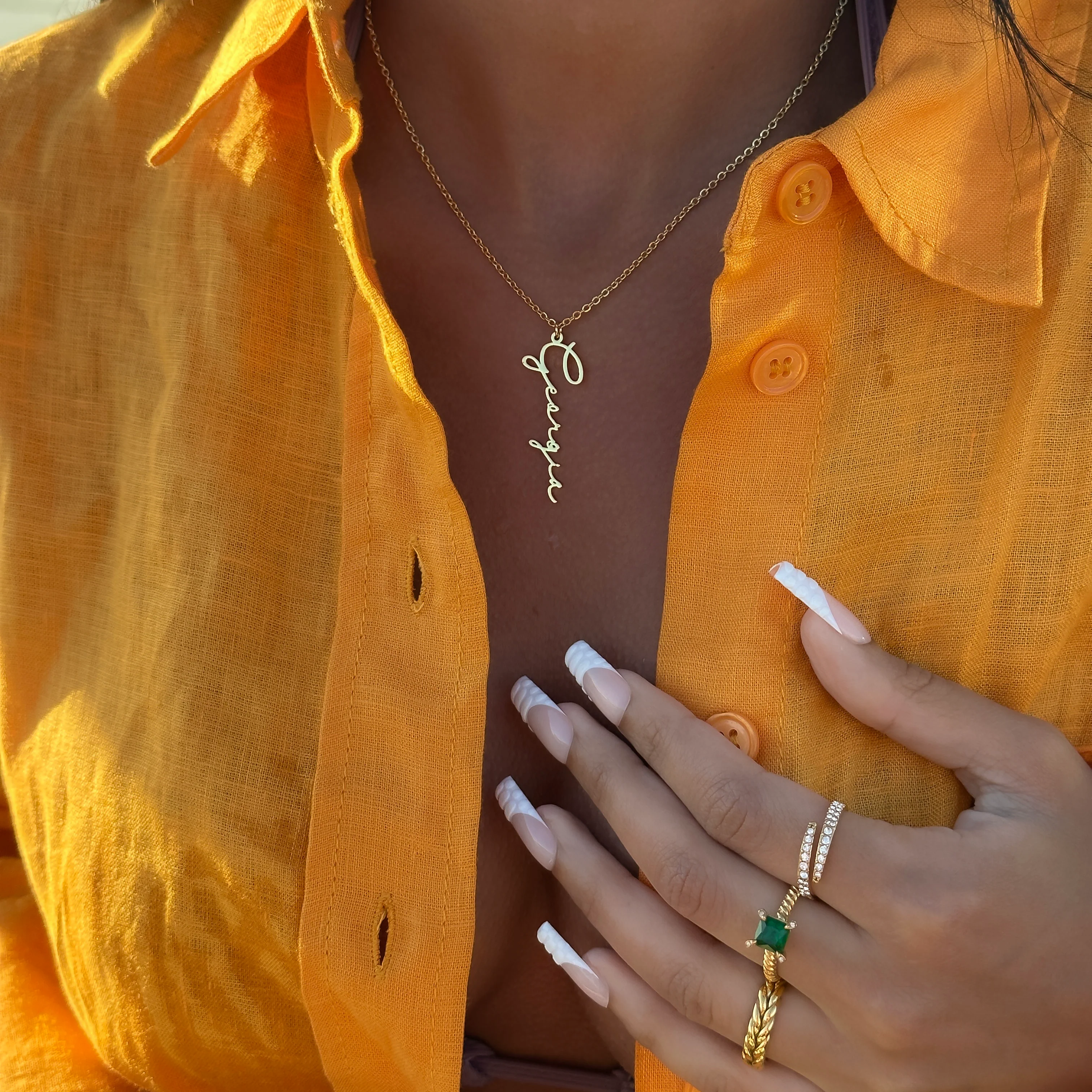 Selina Custom Name Necklace - Image 7