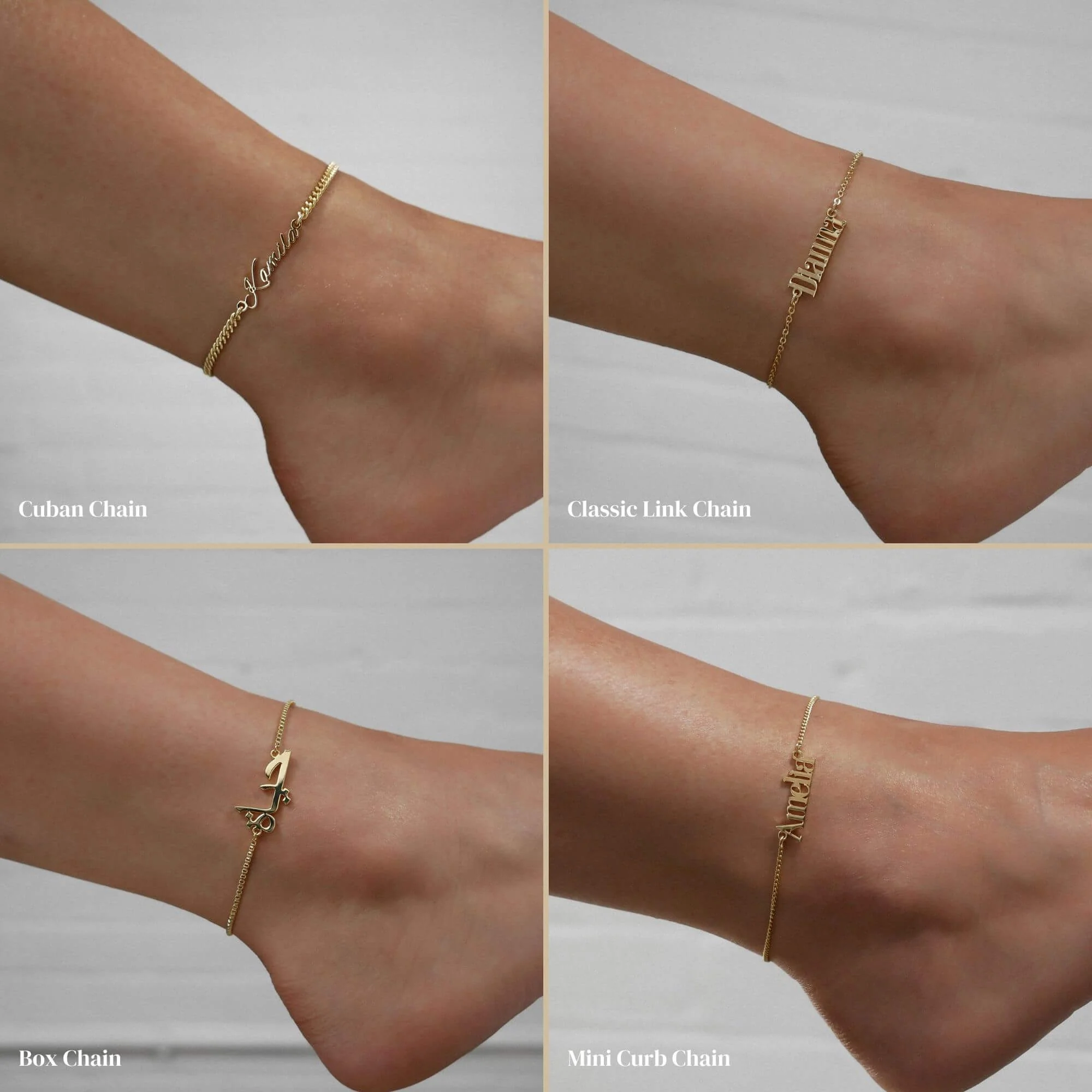 Siena Name Anklet - Image 10