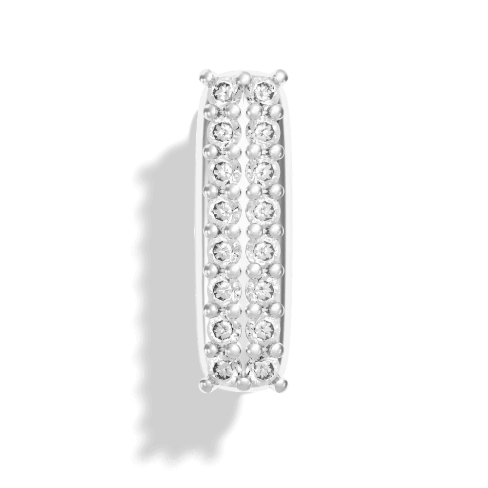 Silver Pave Bubble Letter Charms - Image 11