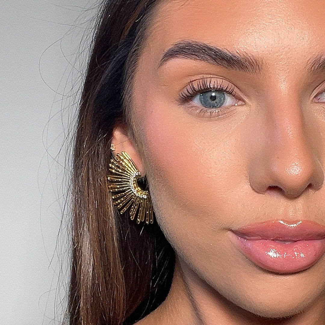 Solana Fan Earrings - Image 2