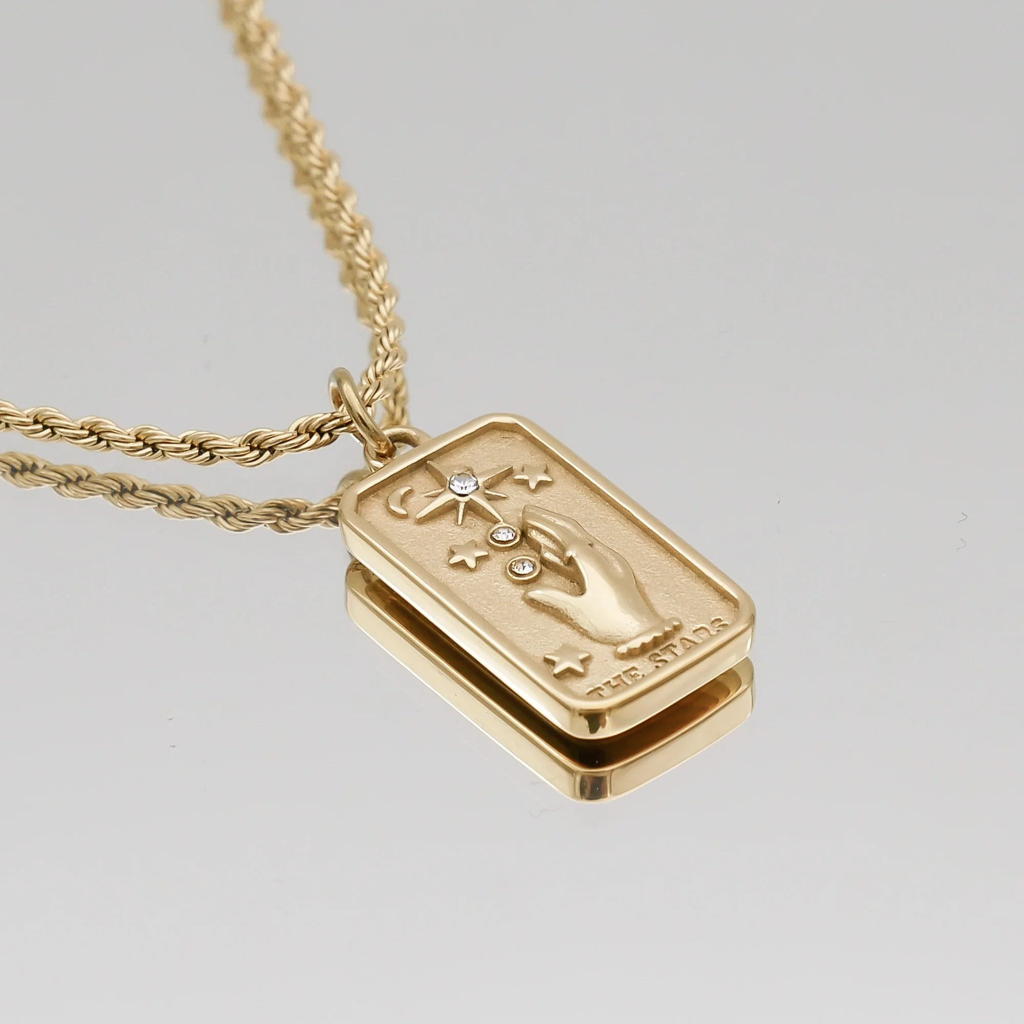 The Stars Tarot Card Necklace - Image 2