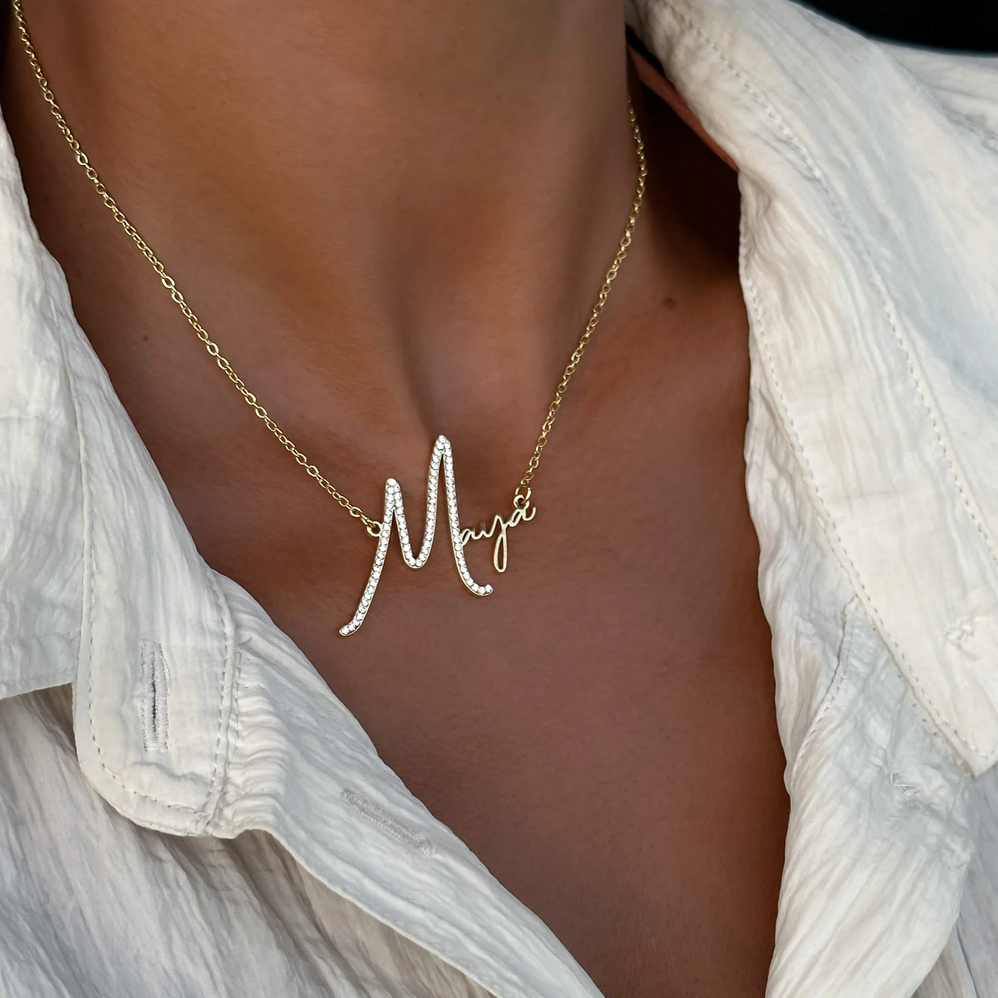 Sydney Custom Name Necklace - Image 2