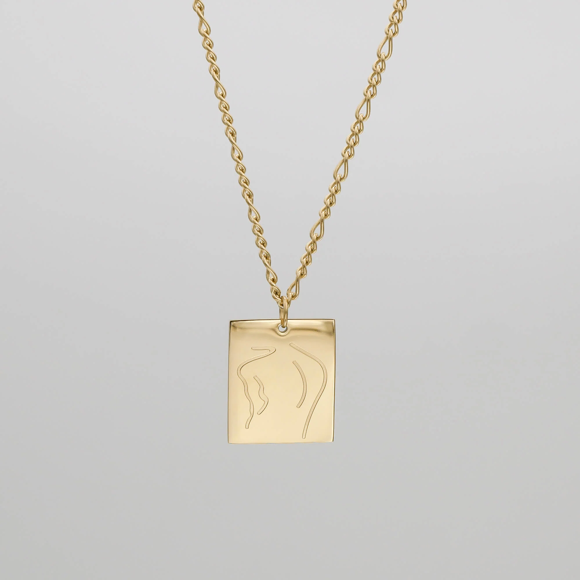 Tanya Figure Tablet Necklace - Image 3