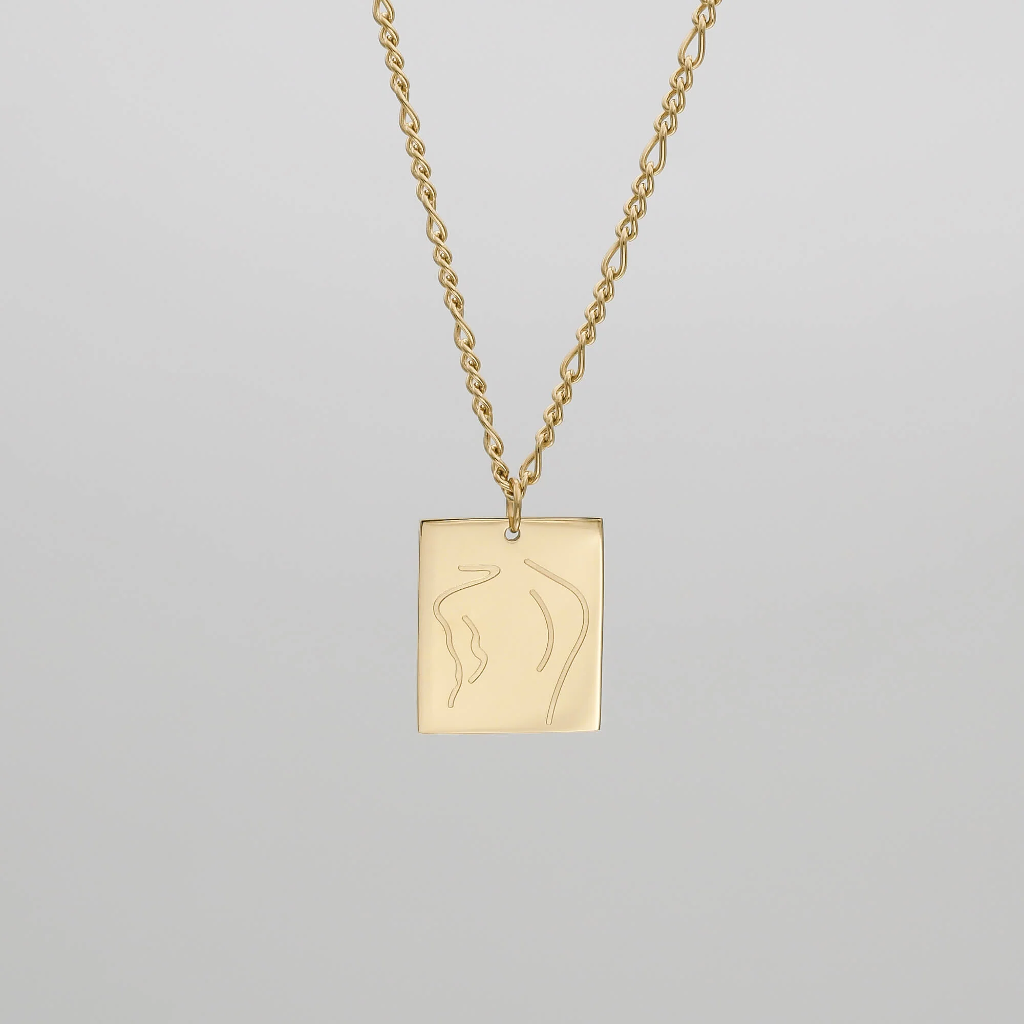 Tanya Figure Tablet Necklace - Image 5