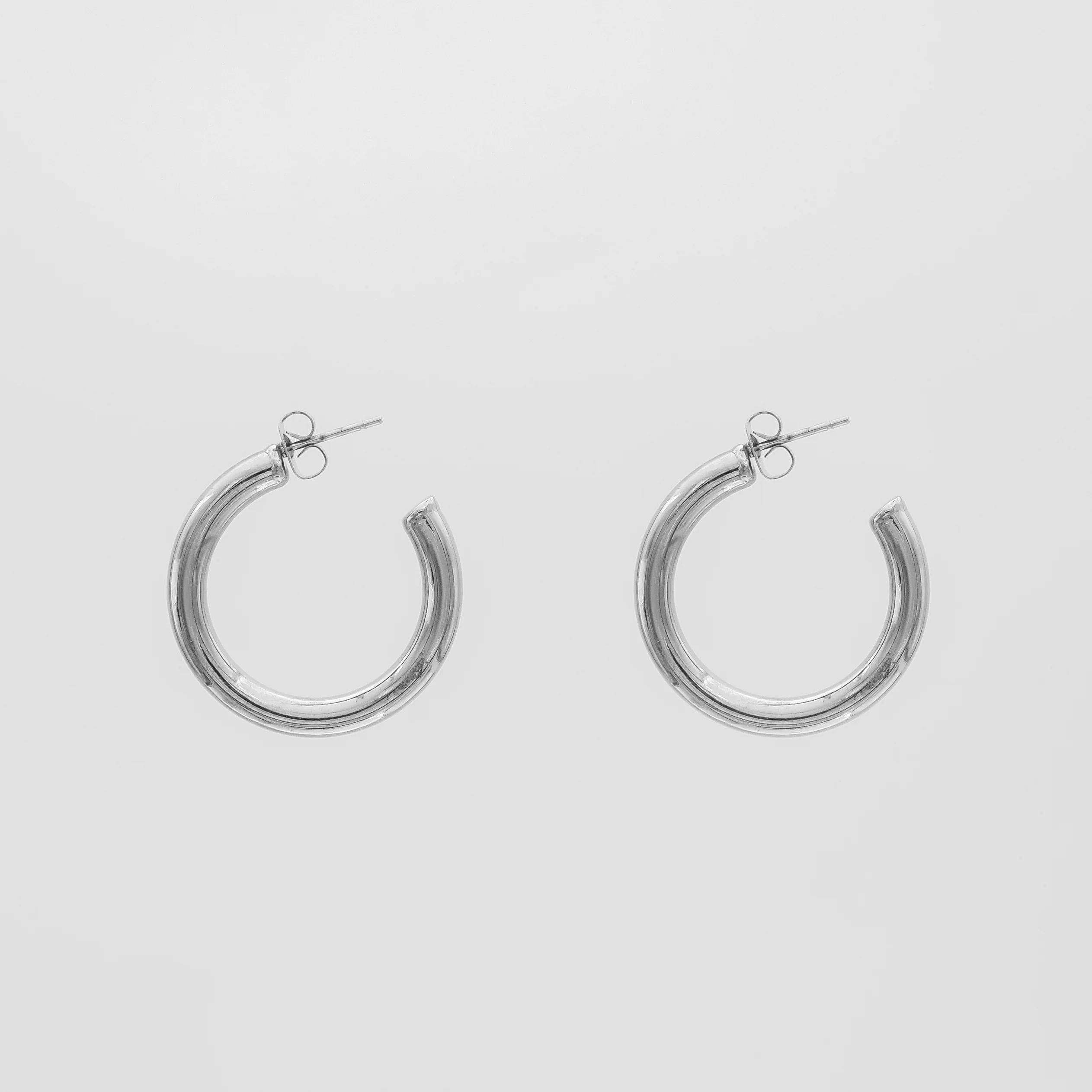 Tia Classic Hoop Earrings - Image 4