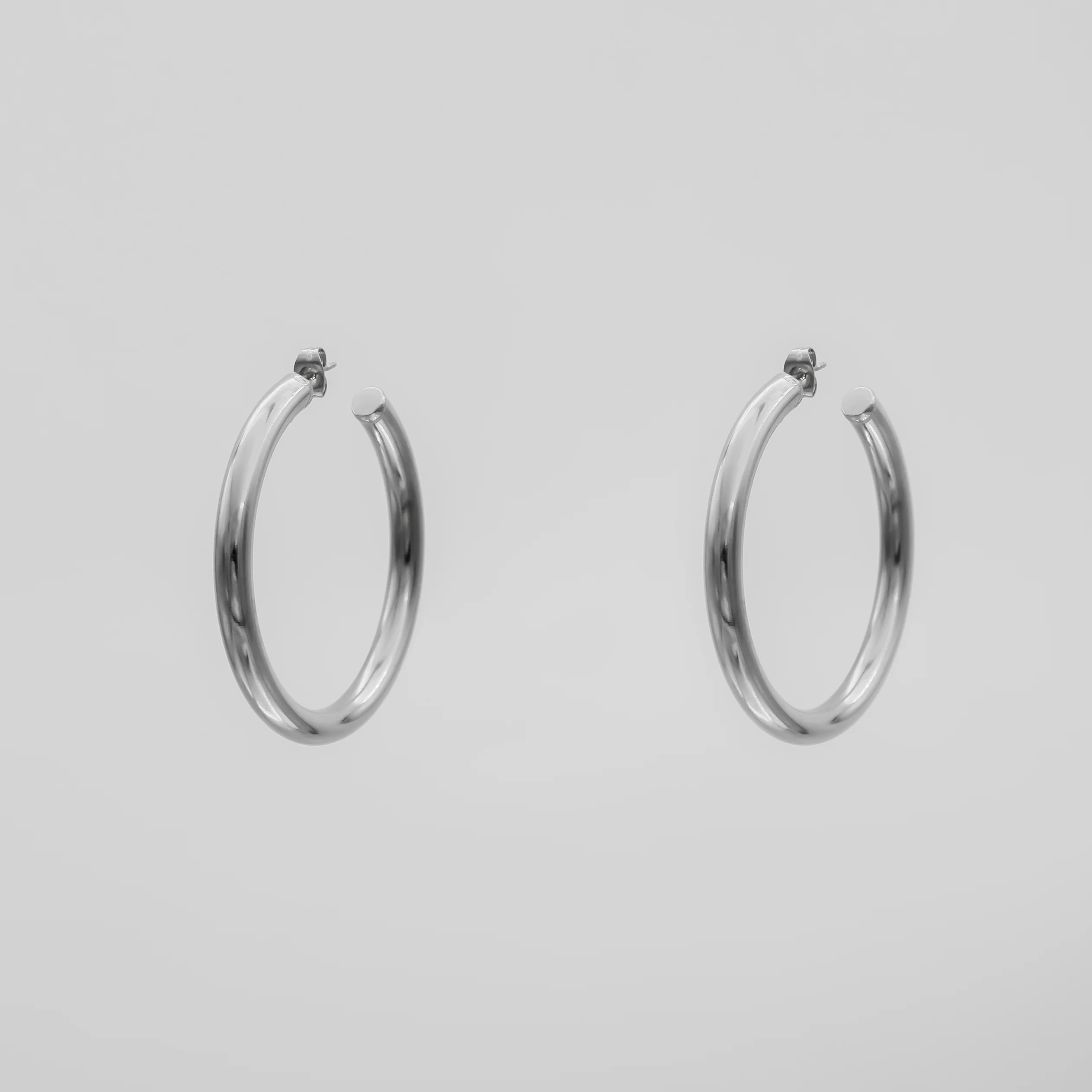Tia Classic Hoop Earrings - Image 5
