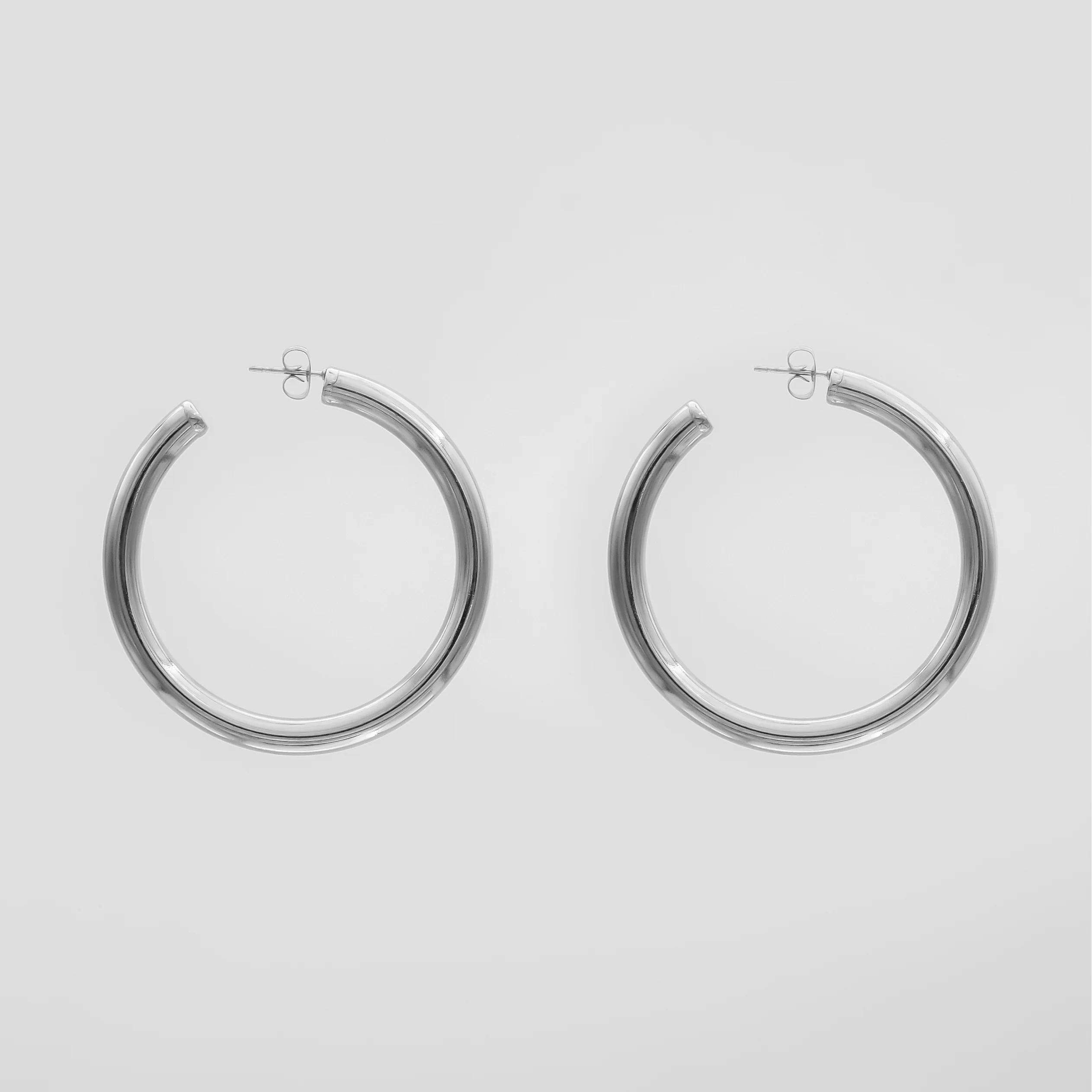Tia Classic Hoop Earrings - Image 6