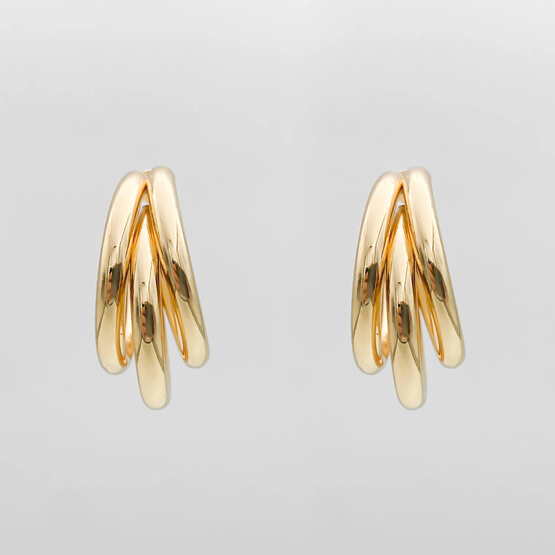 Talia Triple Hoops - Image 3