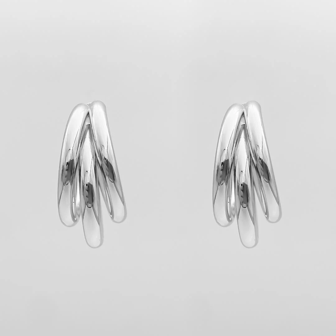 Talia Triple Hoops - Image 6
