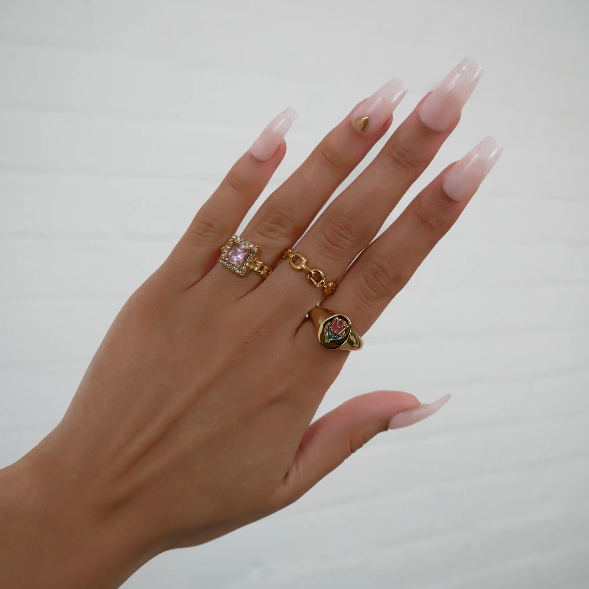 Tulip Signet Ring - Image 4