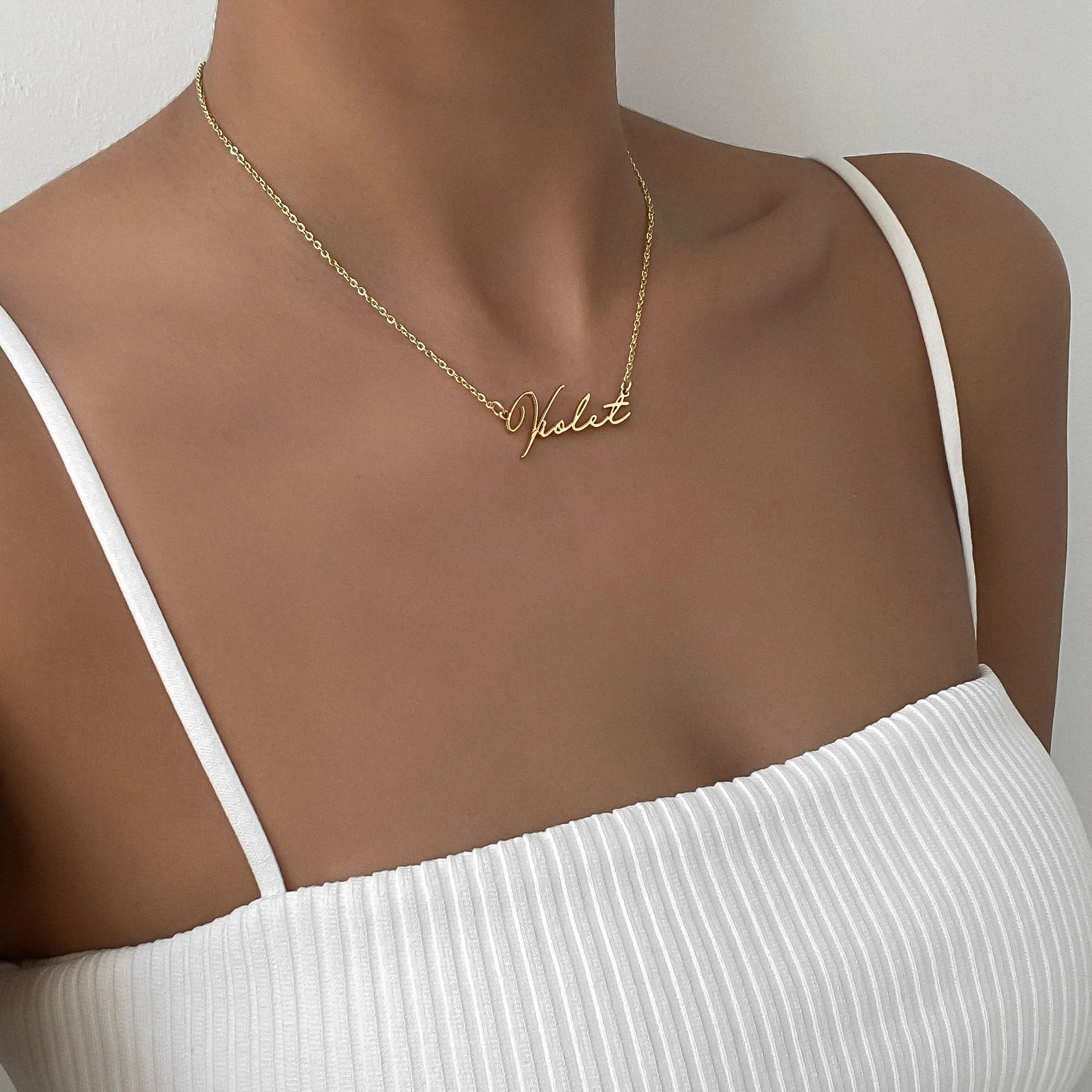 Valencia Custom Name Necklace - Image 7