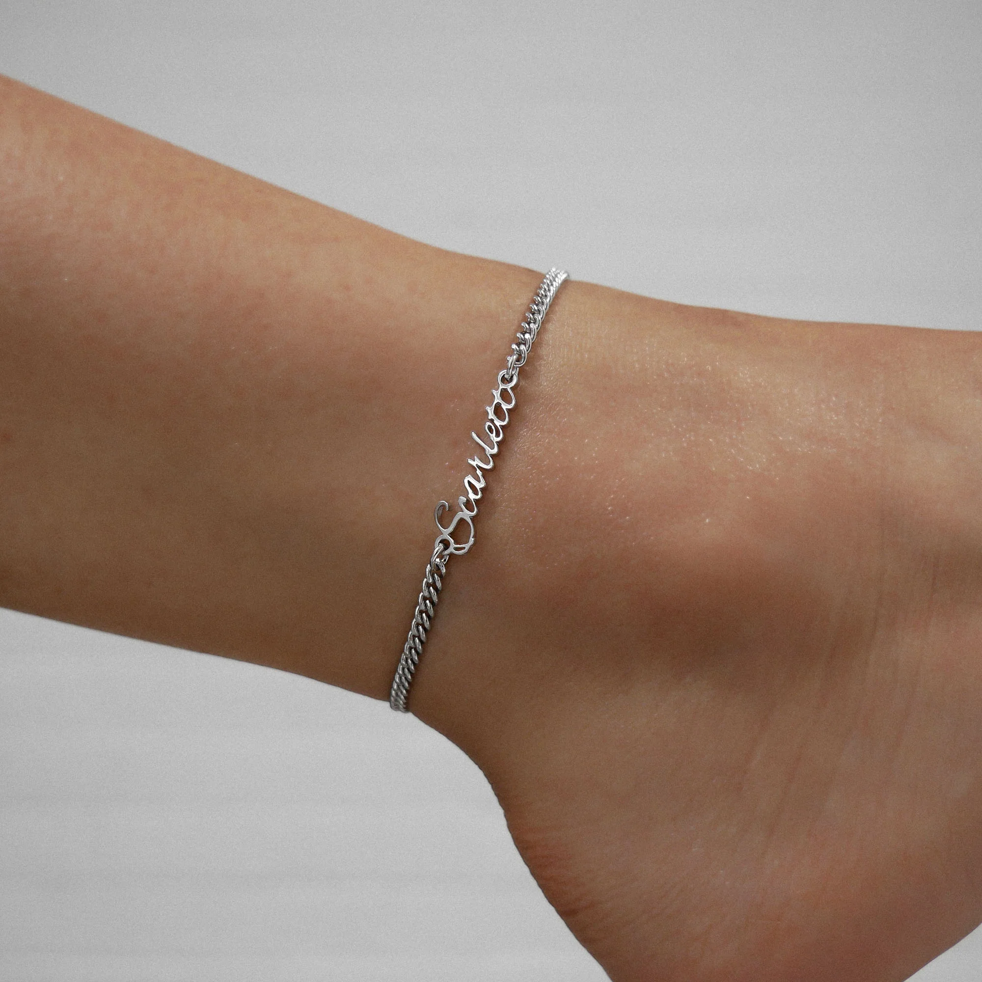 Venice Custom Name Anklet - Image 3