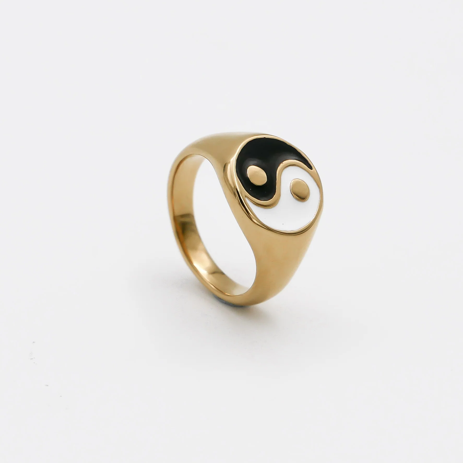 Yin Yang Signet Ring - Image 5