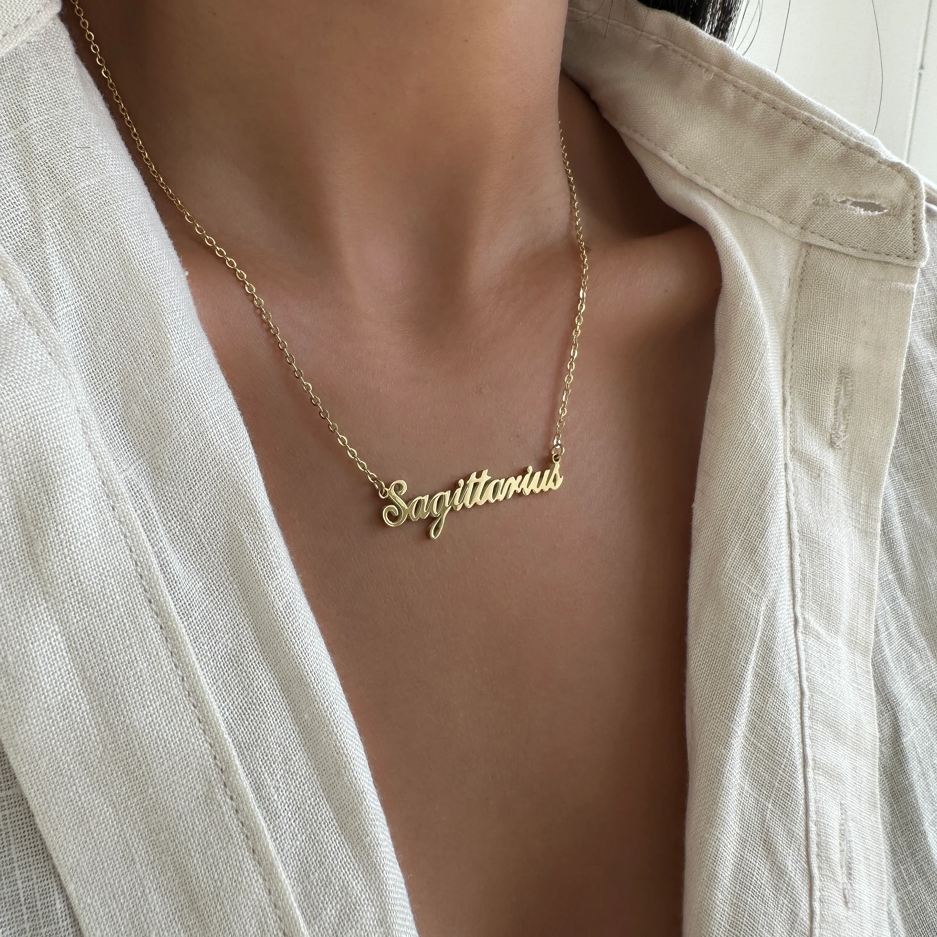 Zodiac Name Necklace - Image 6
