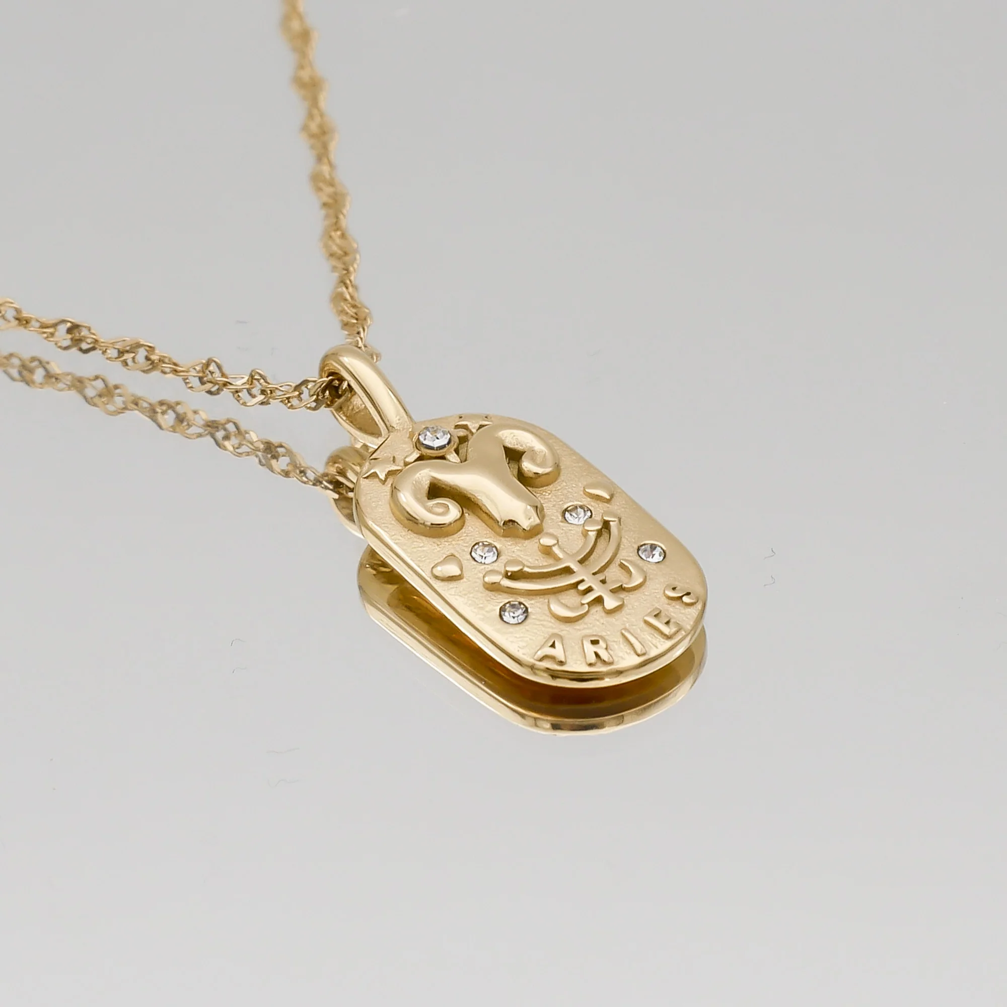 Zodiac Tarot Card Necklace - Image 4