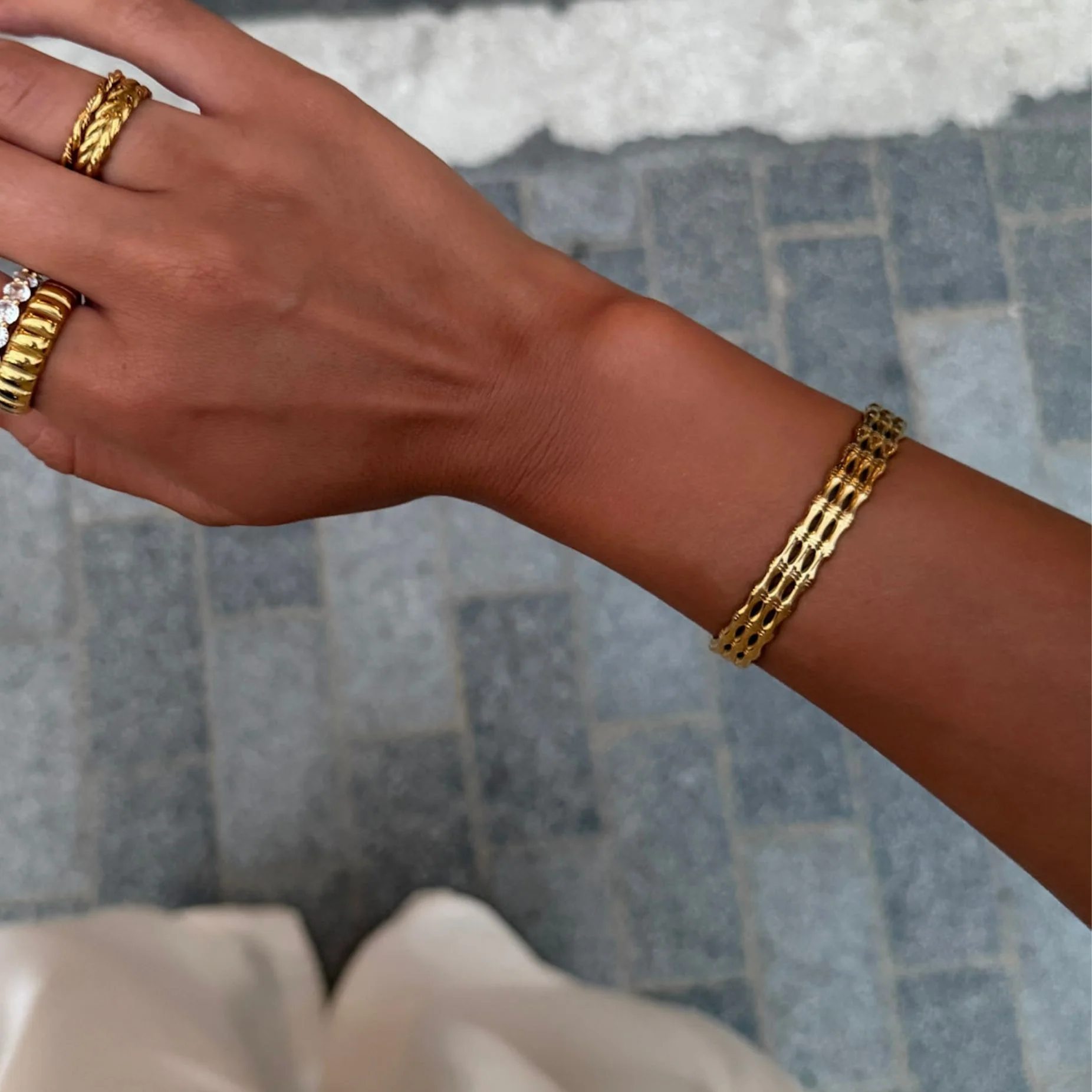 Zola Triple Bangle - Image 6